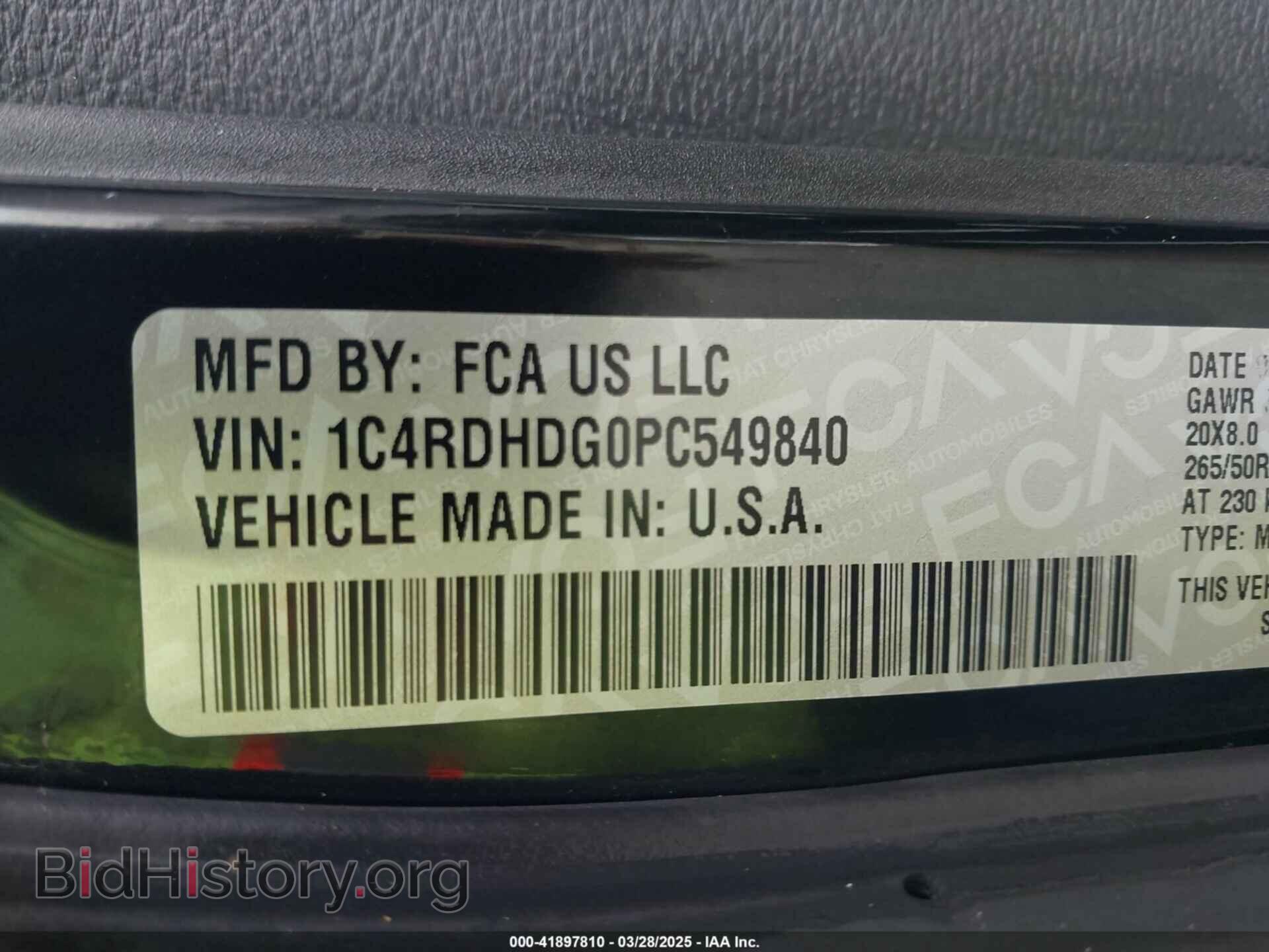 2023 DODGE DURANGO - VIN: 1C4RDHDG0PC549840 - Фото 9