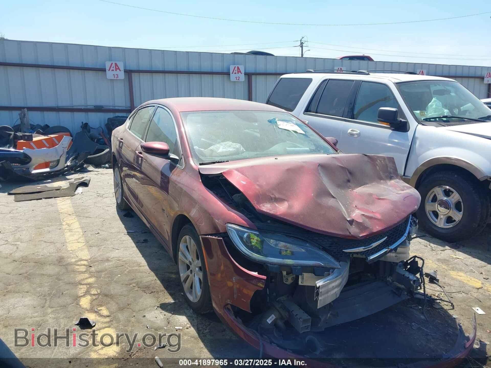 Фотография 1C3CCCAB5FN521673 - CHRYSLER 200 2015