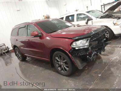 2017 Dodge DURANGO GT AWD, maroon — VIN 1C4RDJDG2HC758070, IAAI