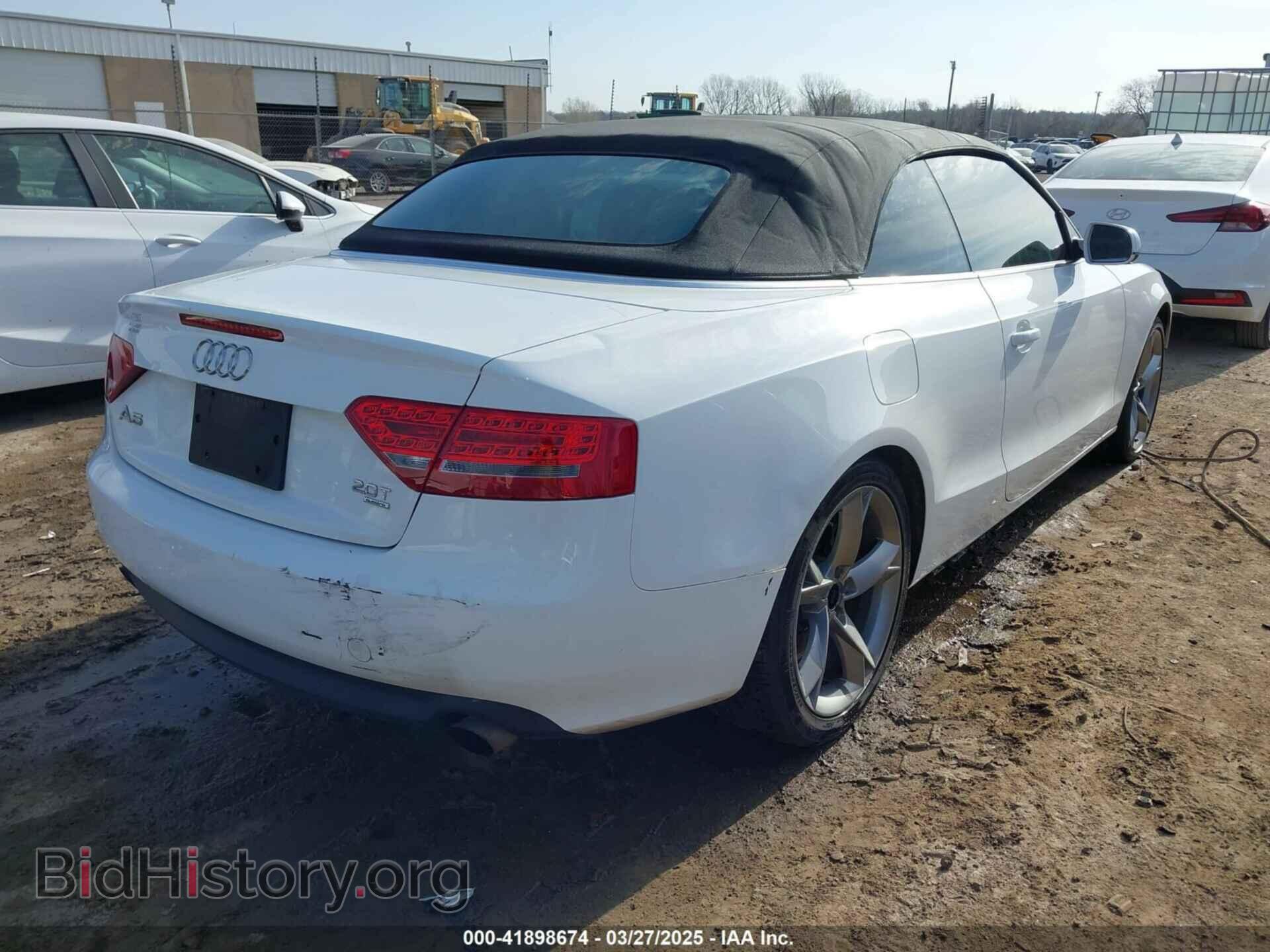 2012 AUDI A5 - VIN: WAULFAFH4CN001834 - Photo 4