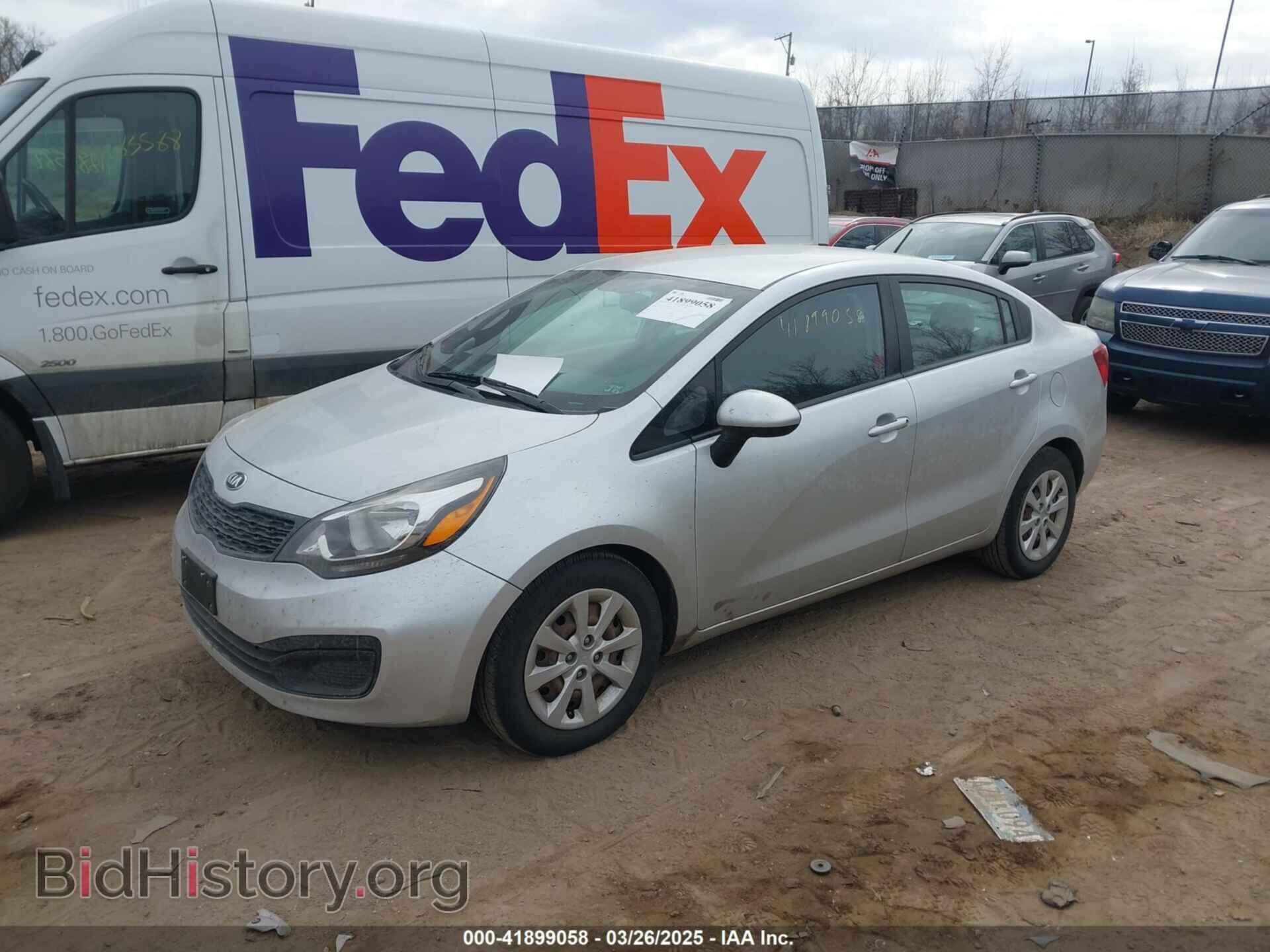 2014 KIA RIO - VIN: KNADM4A3XE6404172 - Фото 2
