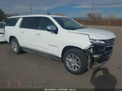 2023 Chevrolet SUBURBAN 4WD Premier, белый — VIN 1GNSKFKD5PR511819, IAAI
