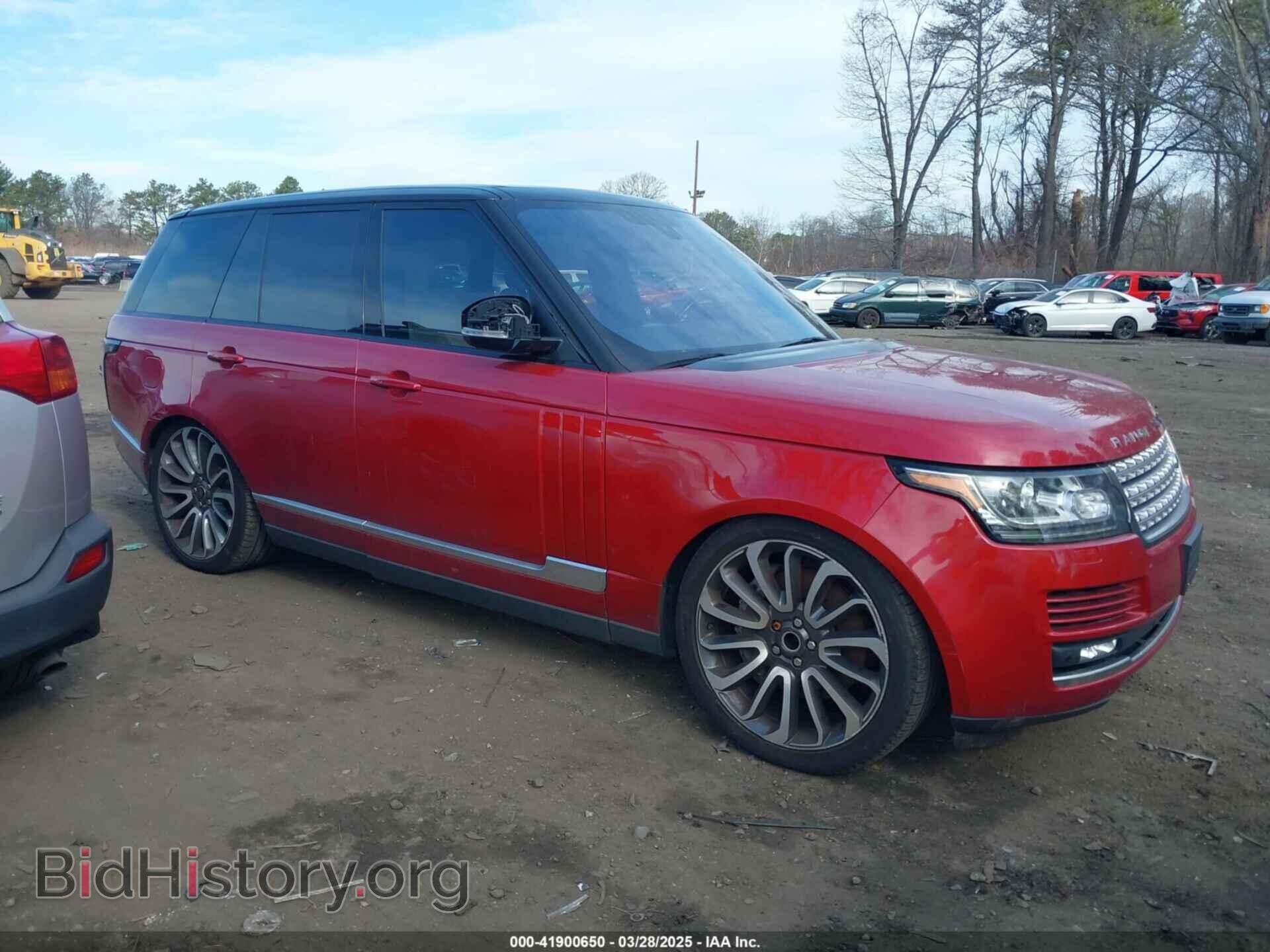 Фотография SALGS2EF4GA288202 - LAND ROVER RANGE ROVER 2016