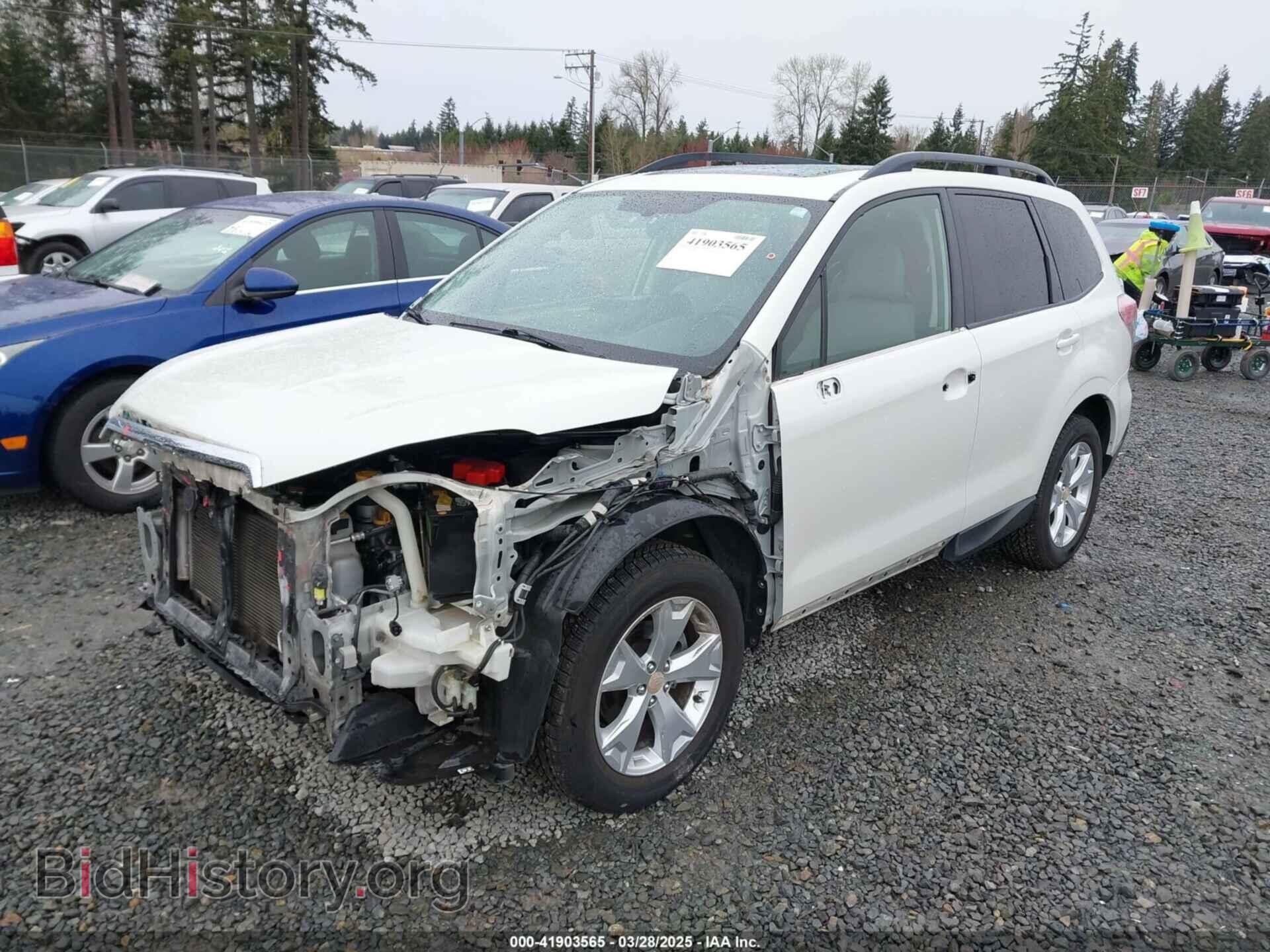 2014 SUBARU FORESTER - VIN: JF2SJAEC0EH449722 - Фото 2