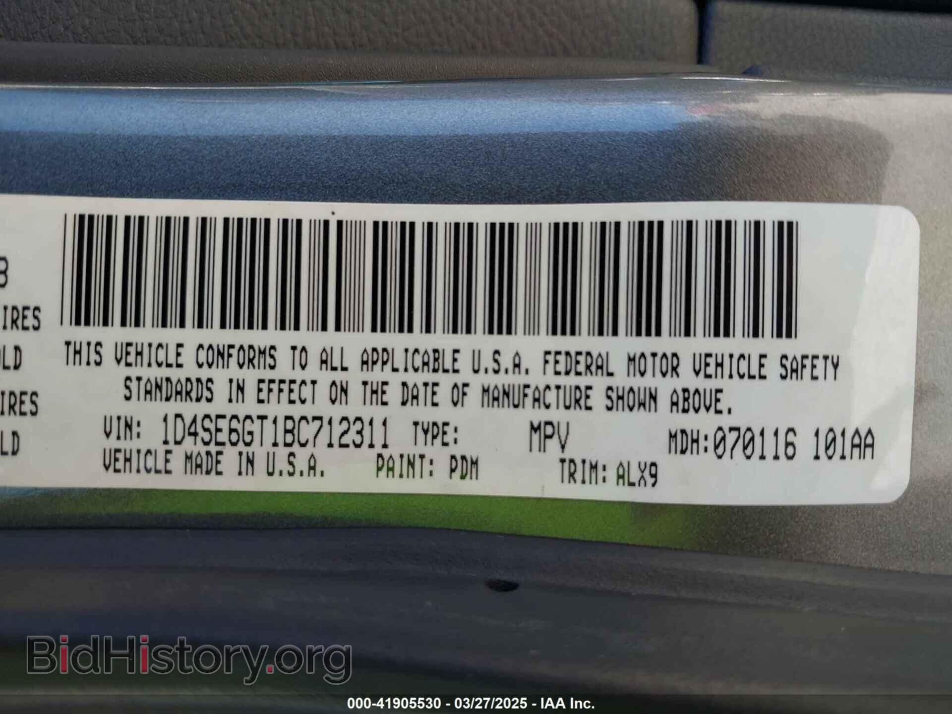 2011 DODGE DURANGO - VIN: 1D4SE6GT1BC712311 - Photo 9