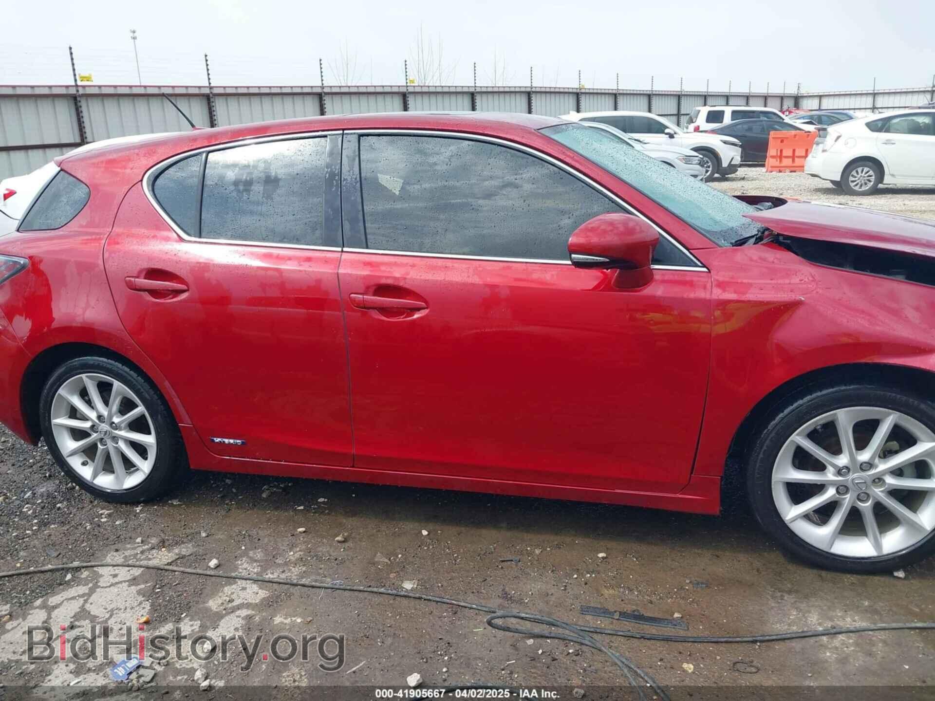 2012 LEXUS CT 200H - VIN: JTHKD5BH8C2115269 - Фото 14