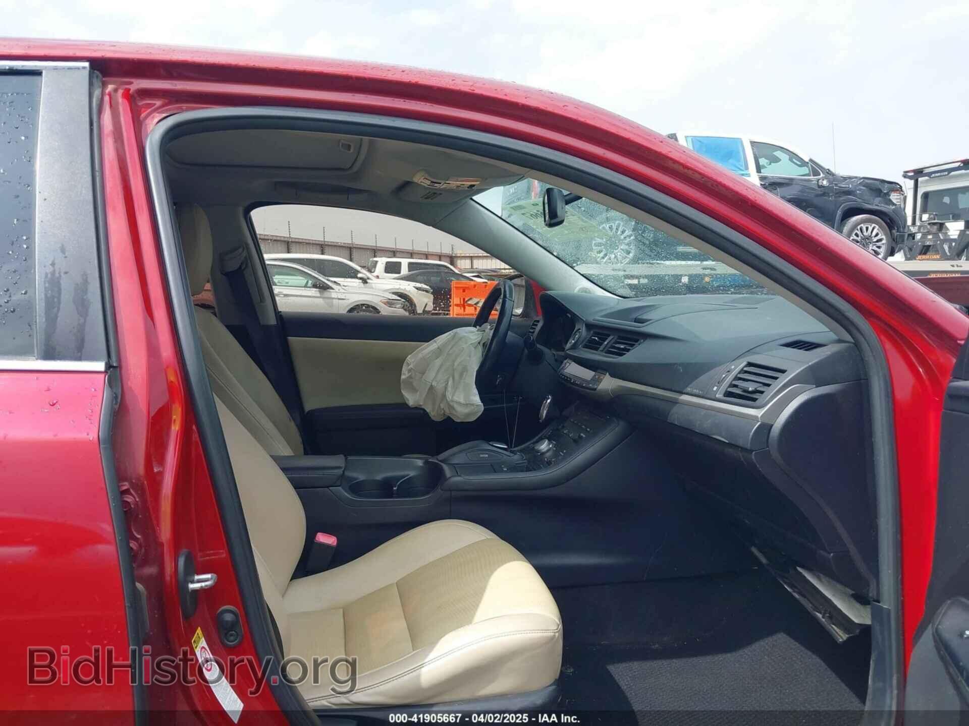 2012 LEXUS CT 200H - VIN: JTHKD5BH8C2115269 - Фото 5