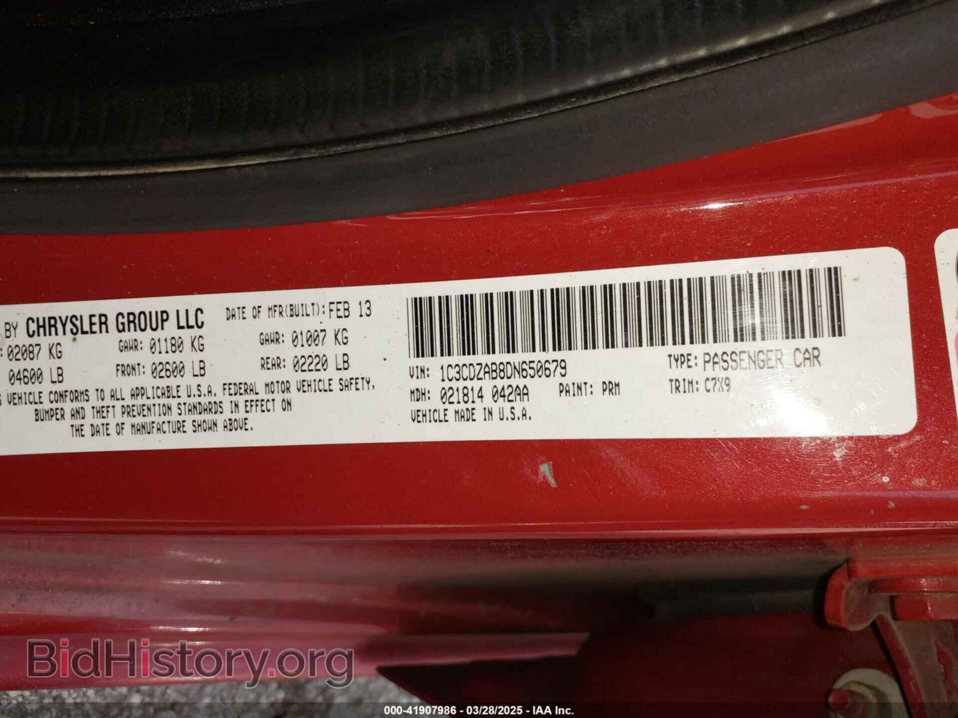 2013 DODGE AVENGER - VIN: 1C3CDZAB8DN650679 - Photo 9