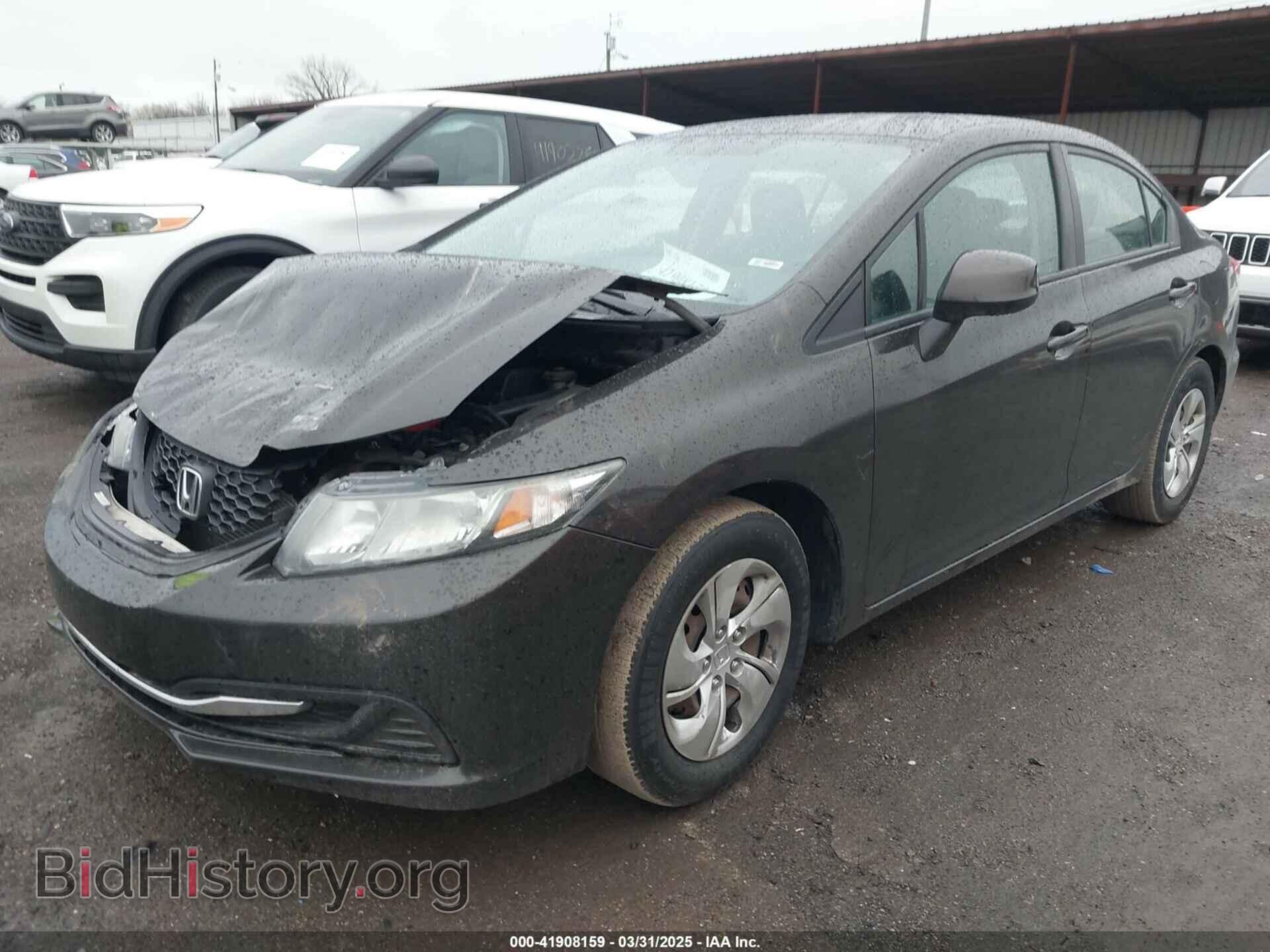 2013 HONDA CIVIC - VIN: 2HGFB2F51DH552354 - Фото 2