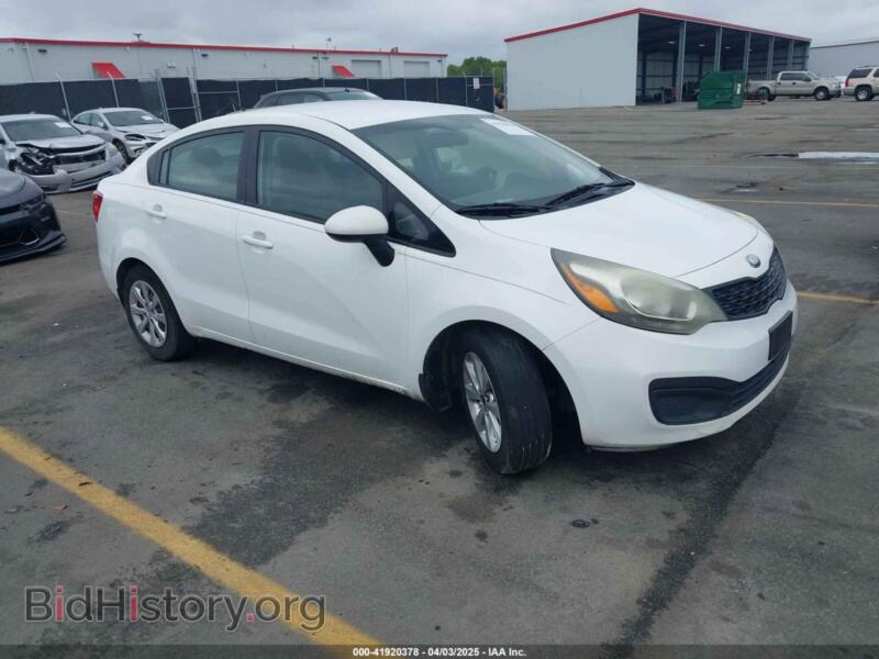 2013 Kia RIO LX (VIN KNADM4A37D6186030) — фото 1 из 16, IAAI, повреждение: угон