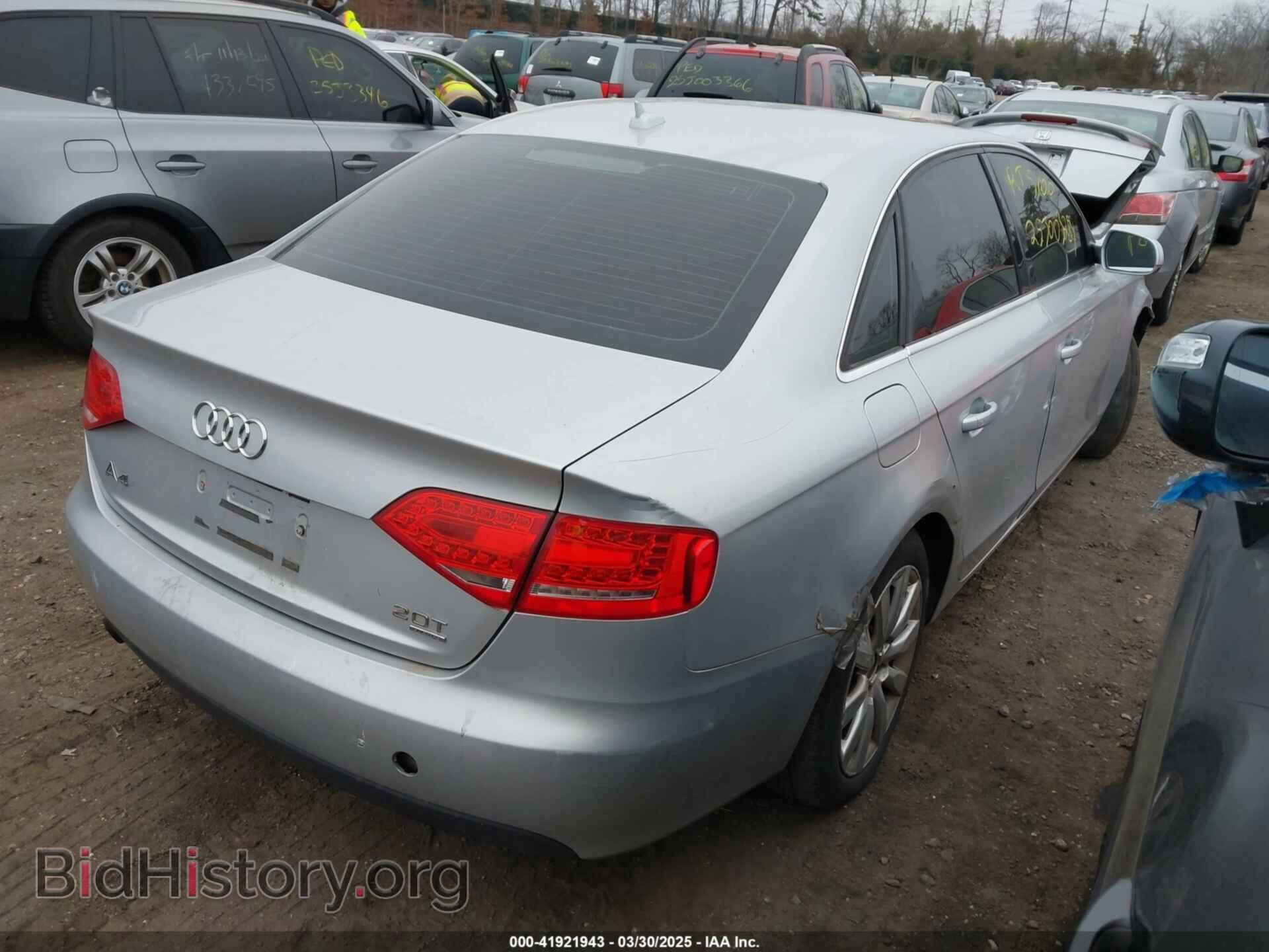 2012 AUDI A4 - VIN: WAUBFAFL9CA112452 - Фото 4