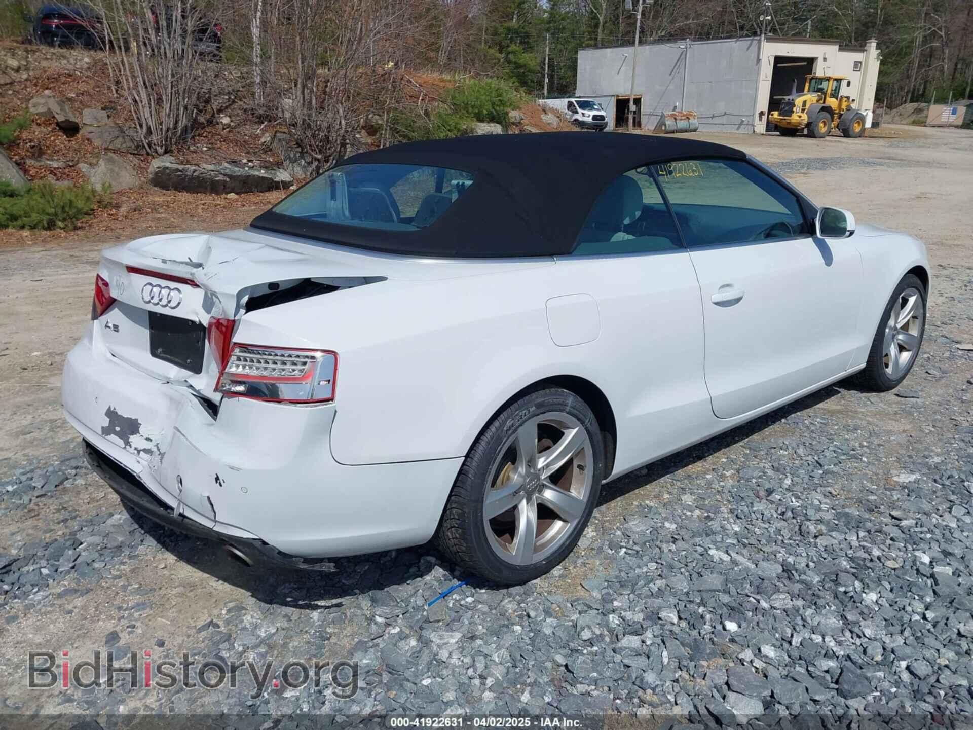 2013 AUDI A5 - VIN: WAULFAFH5DN012679 - Photo 4