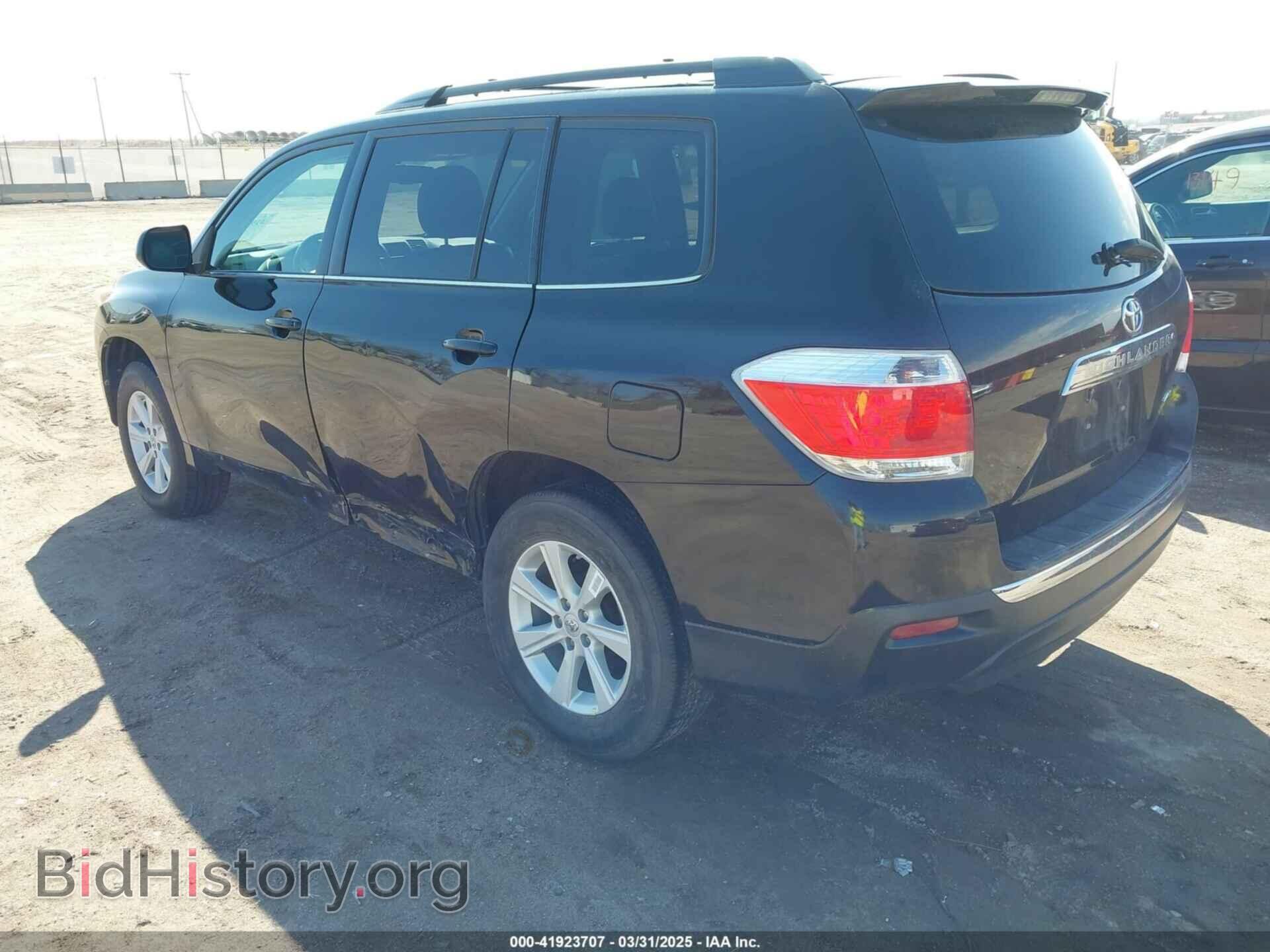 2013 TOYOTA HIGHLANDER - VIN: 5TDBK3EH8DS248082 - Фото 3
