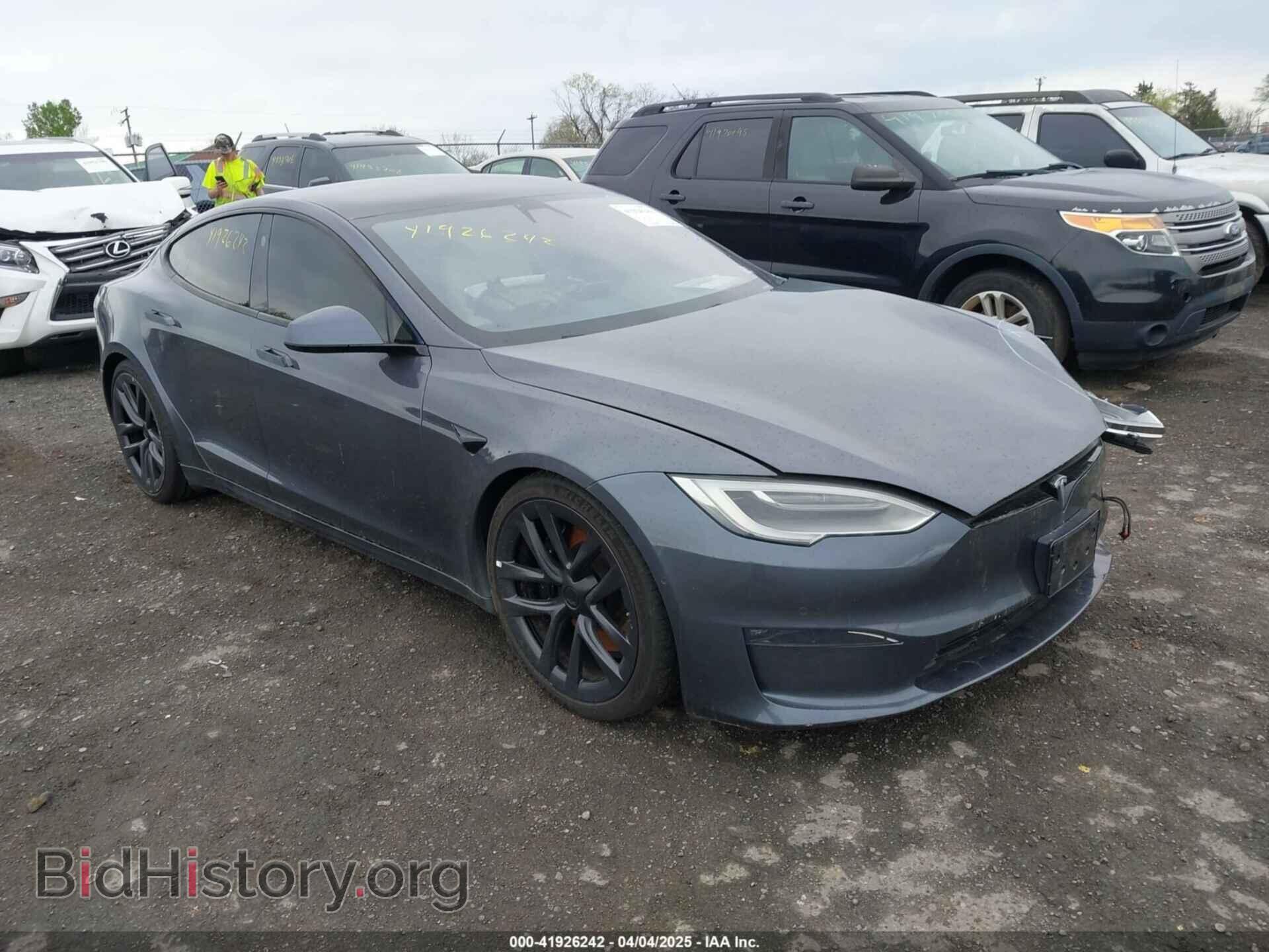 Photo 5YJSA1E5XMF428519 - TESLA MODEL S 2021