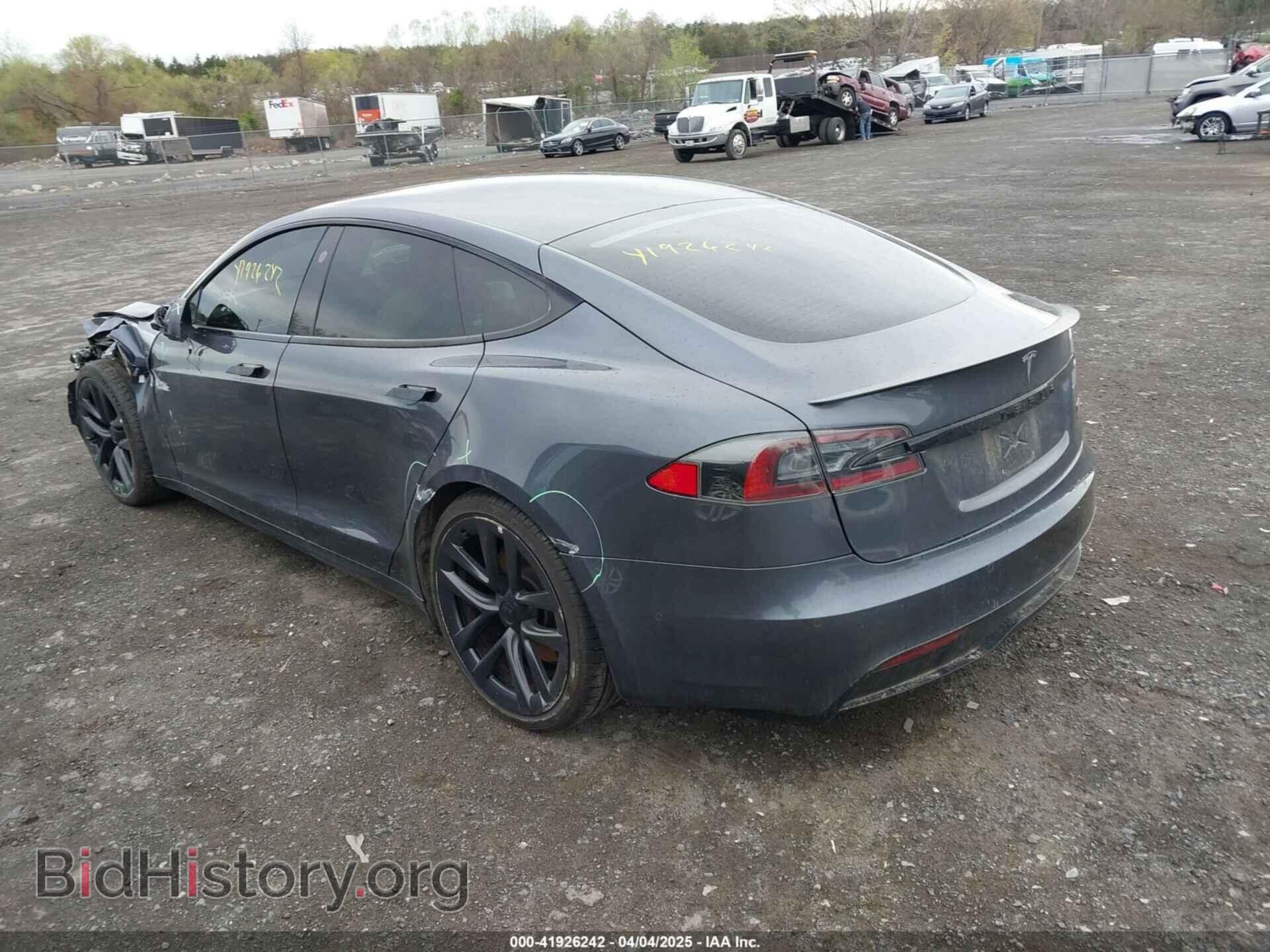 2021 TESLA MODEL S - VIN: 5YJSA1E5XMF428519 - Фото 3