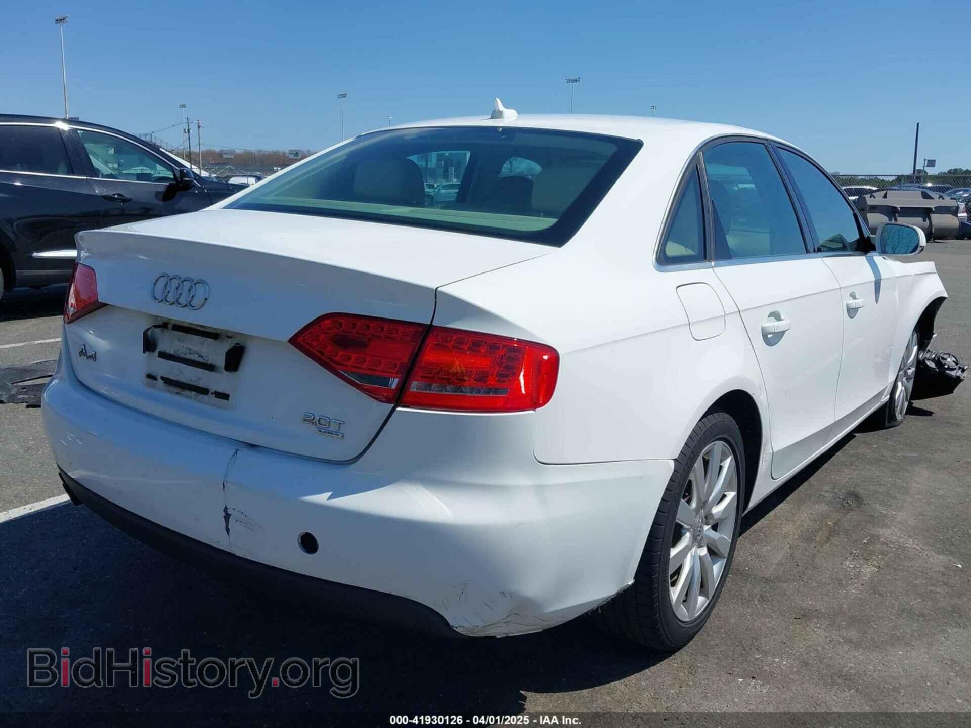 2011 AUDI A4 - VIN: WAUFFAFL2BA091511 - Фото 4