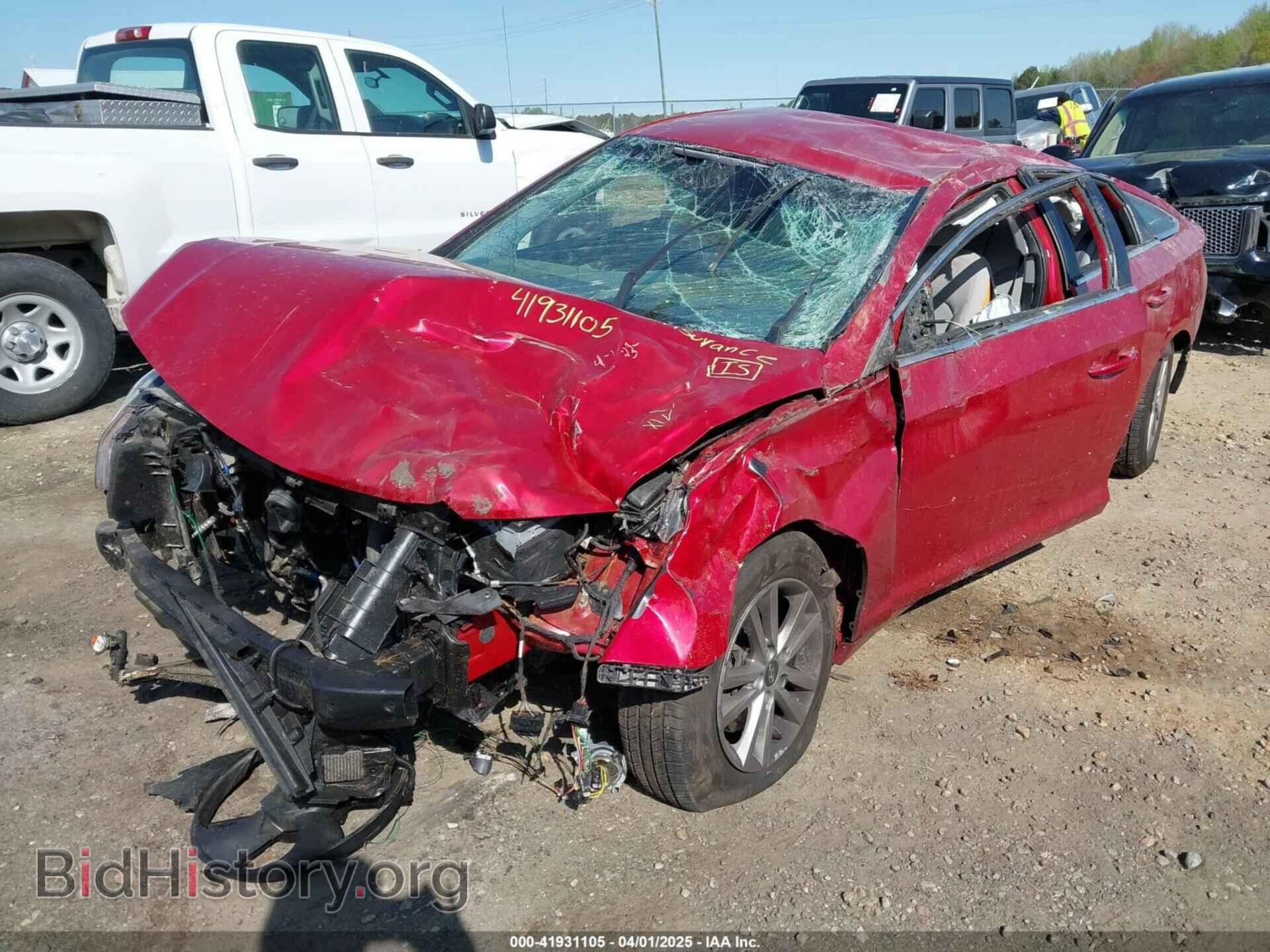 2017 HYUNDAI SONATA - VIN: 5NPE24AF3HH450511 - Фото 2