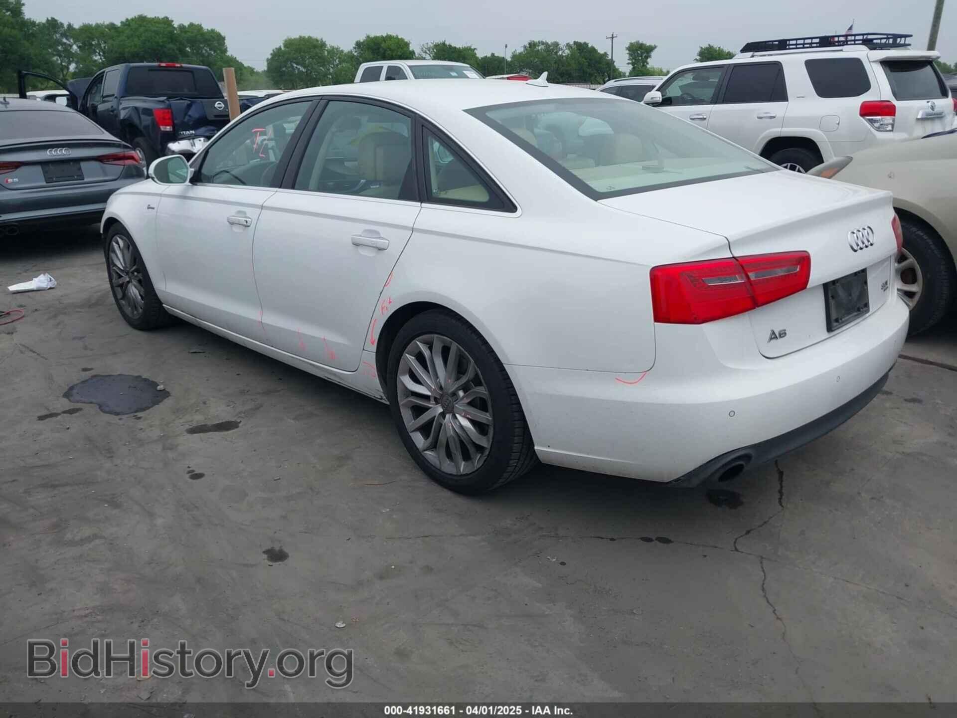 2013 AUDI A6 - VIN: WAUGGAFC6DN021491 - Фото 3