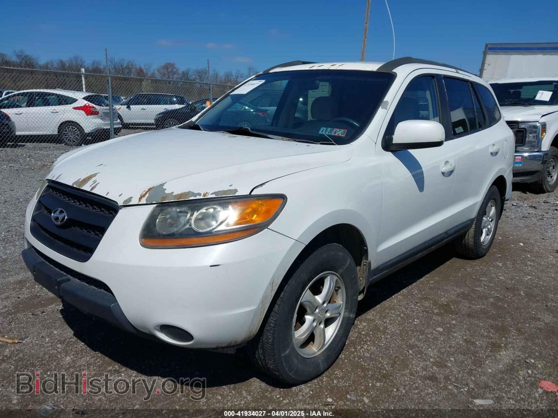 2008 HYUNDAI SANTA FE - VIN: 5NMSG13D78H224581 - Фото 2