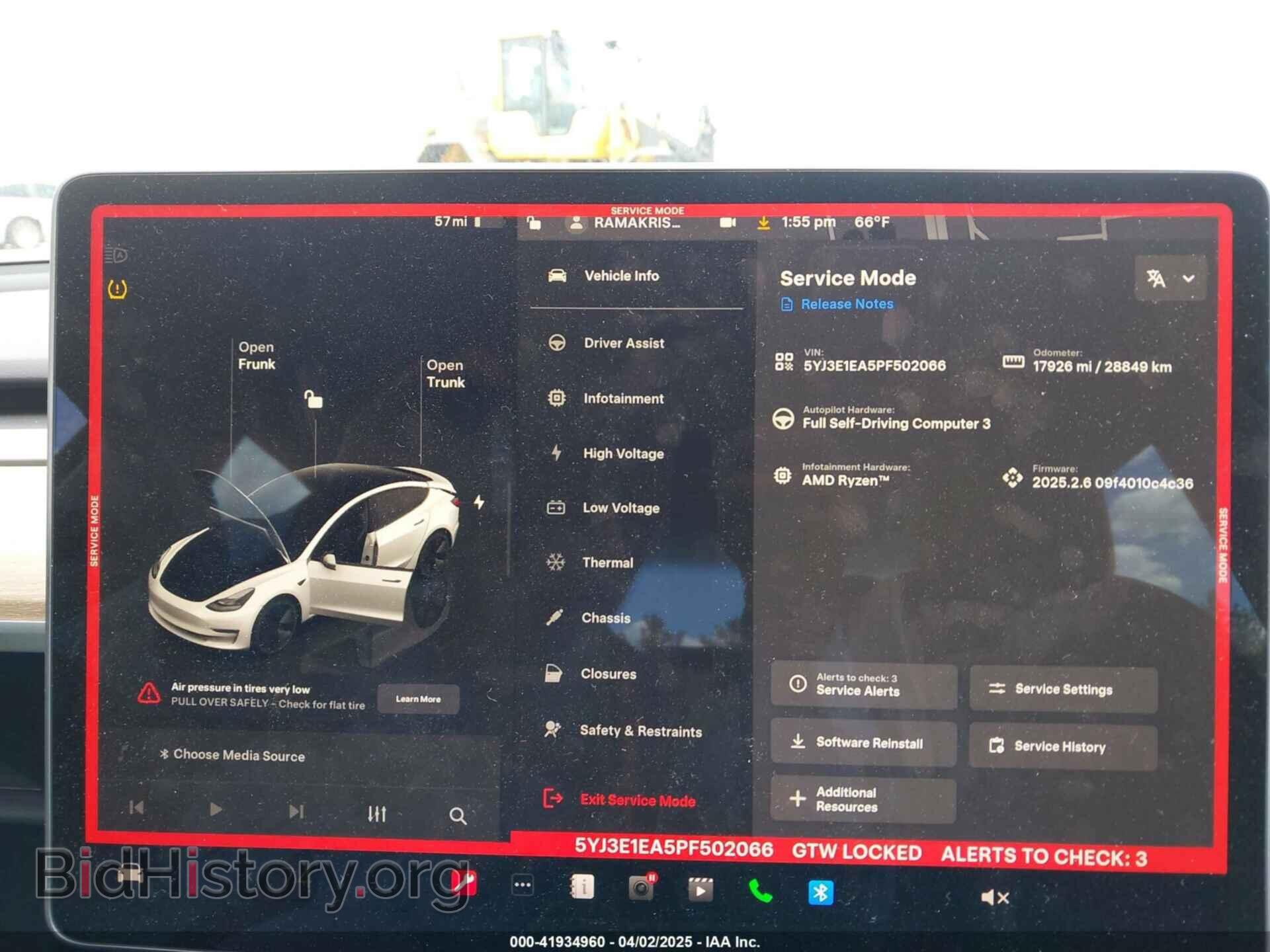 2023 TESLA MODEL 3 - VIN: 5YJ3E1EA5PF502066 - Фото 7