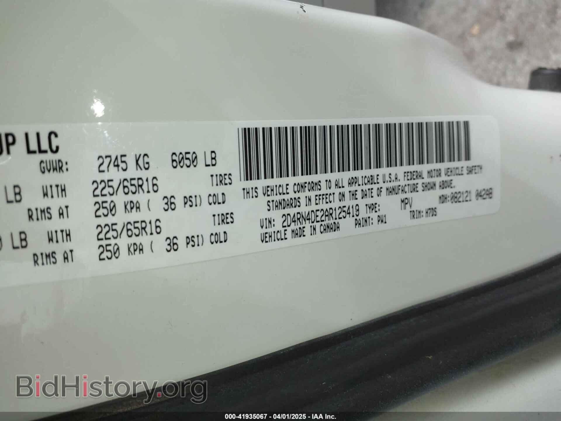 2010 DODGE GRAND CARAVAN - VIN: 2D4RN4DE2AR125419 - Фото 9