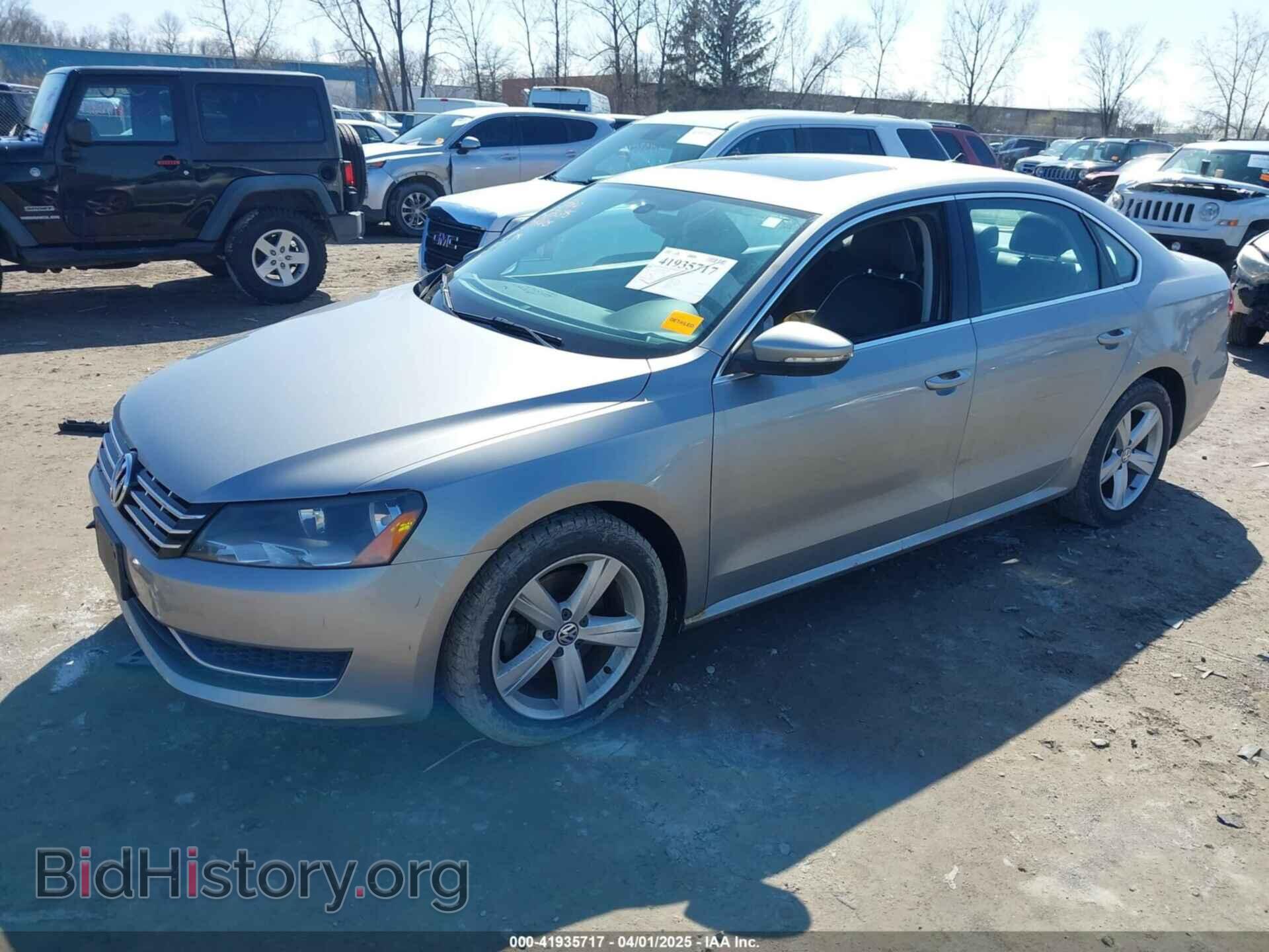 2012 VOLKSWAGEN PASSAT - VIN: 1VWBH7A39CC044694 - Фото 2