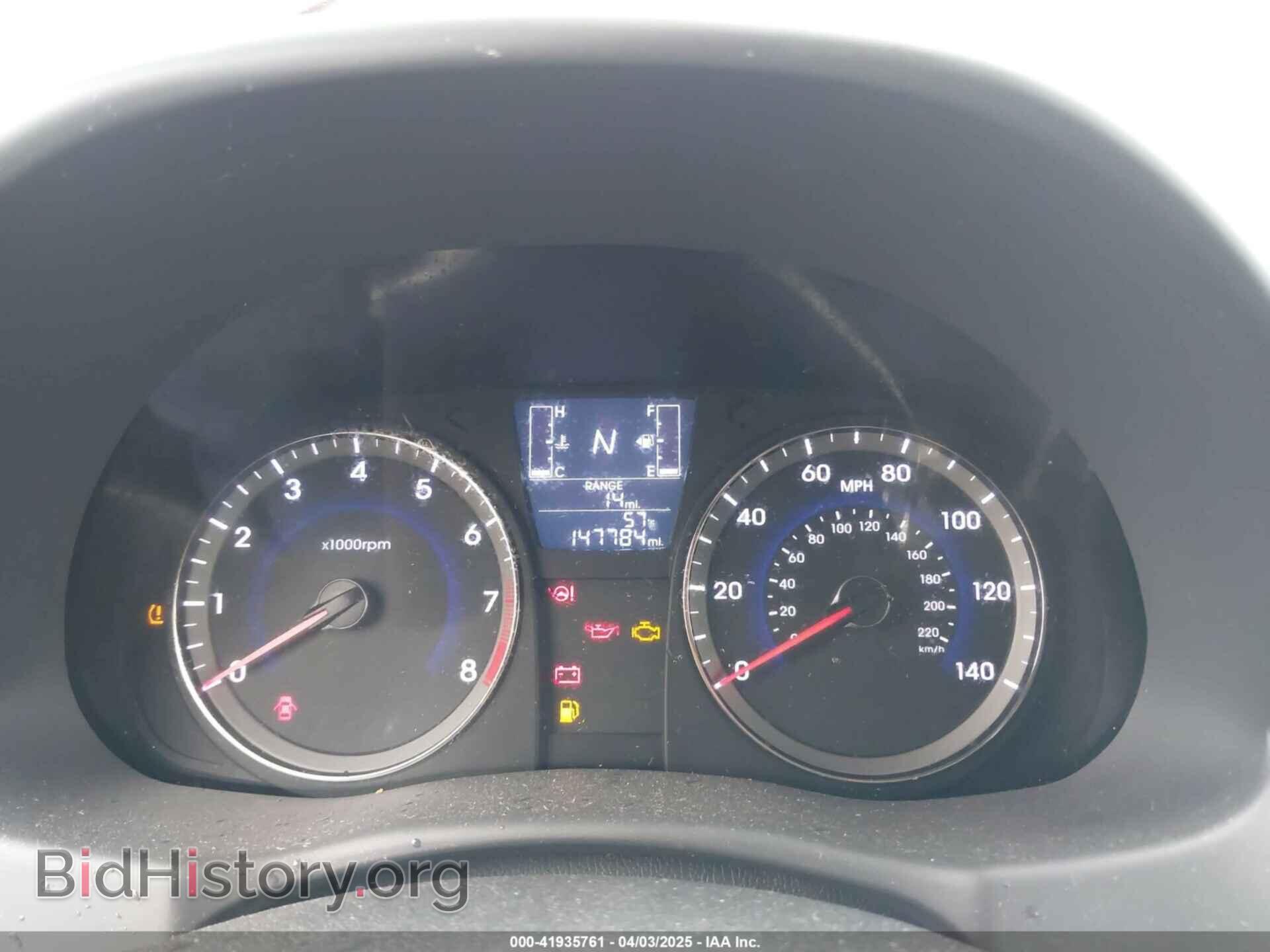2015 HYUNDAI ACCENT - VIN: KMHCU4AE3FU806849 - Фото 7