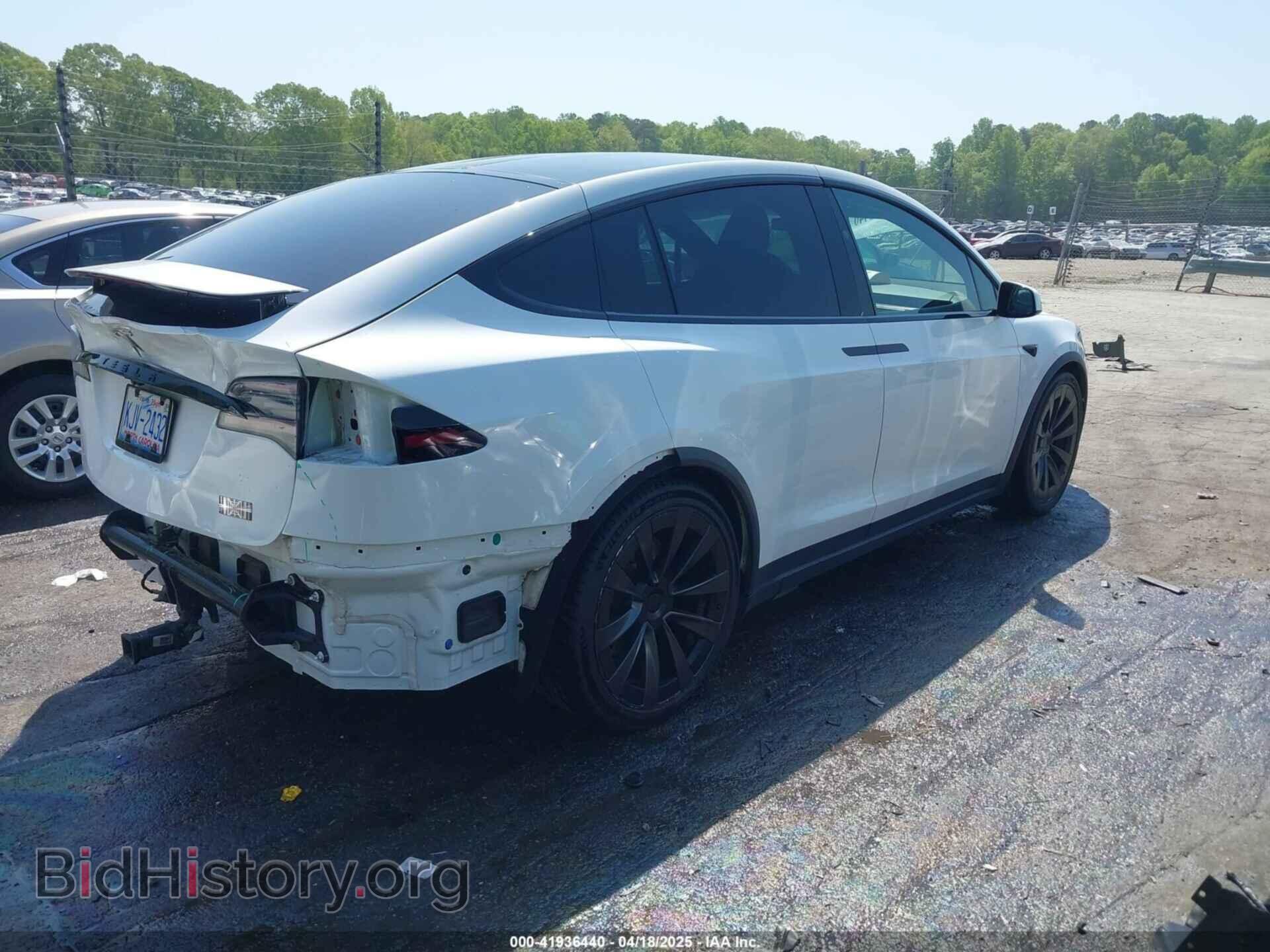 2022 TESLA MODEL X - VIN: 7SAXCBE69NF354836 - Фото 4