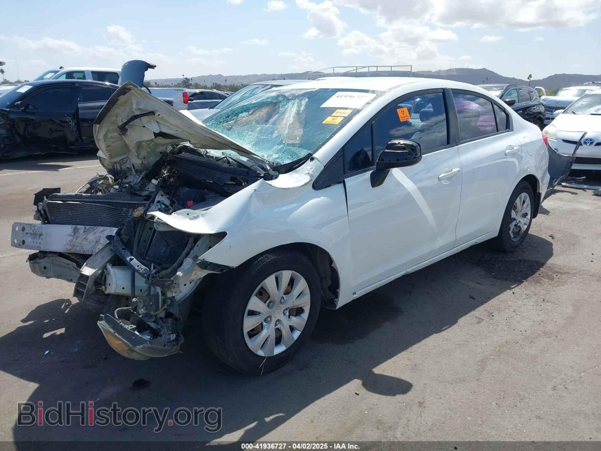 2012 HONDA CIVIC - VIN: 2HGFB2F50CH576806 - Фото 2