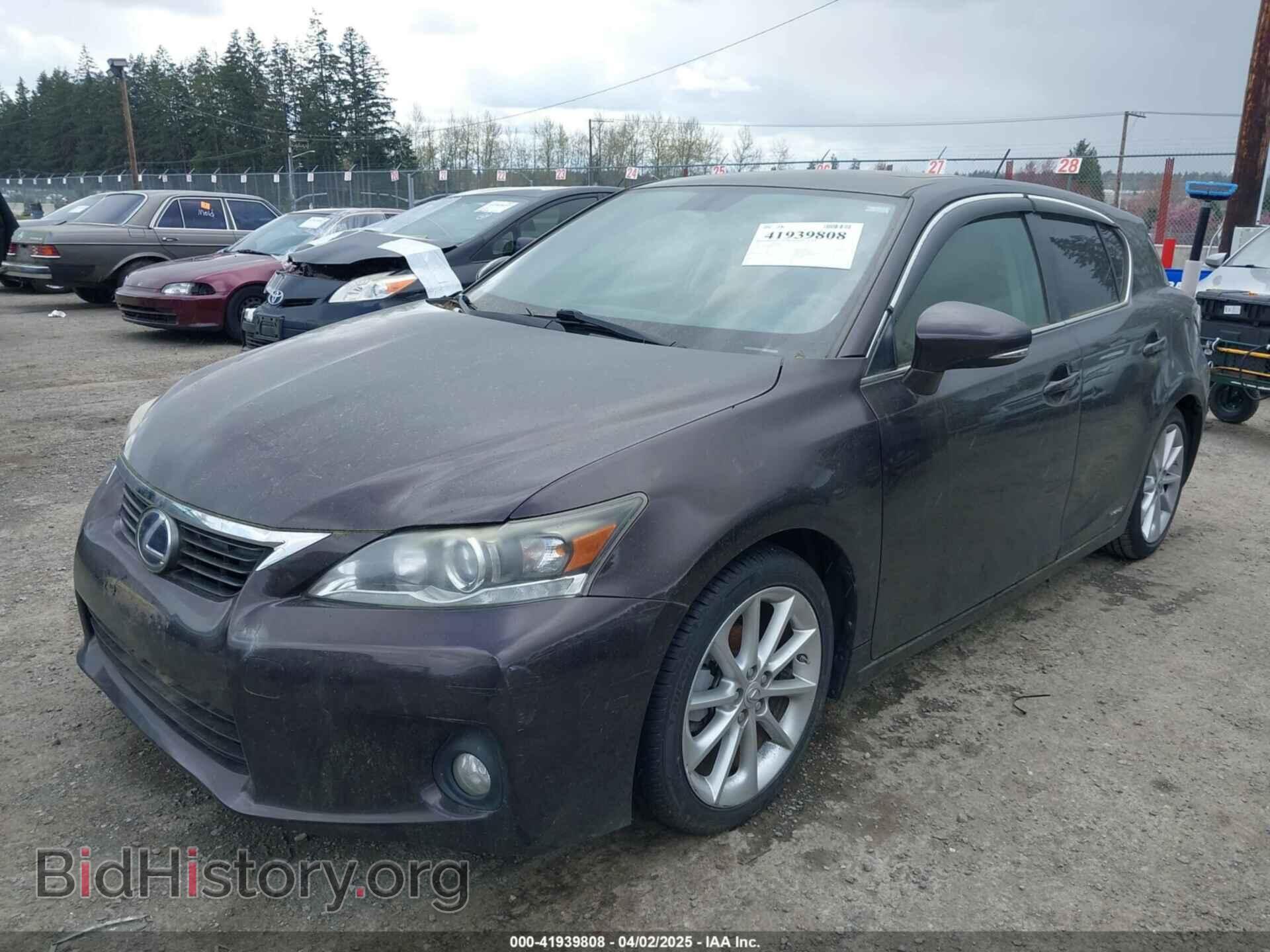2012 LEXUS CT 200H - VIN: JTHKD5BH9C2080435 - Фото 6