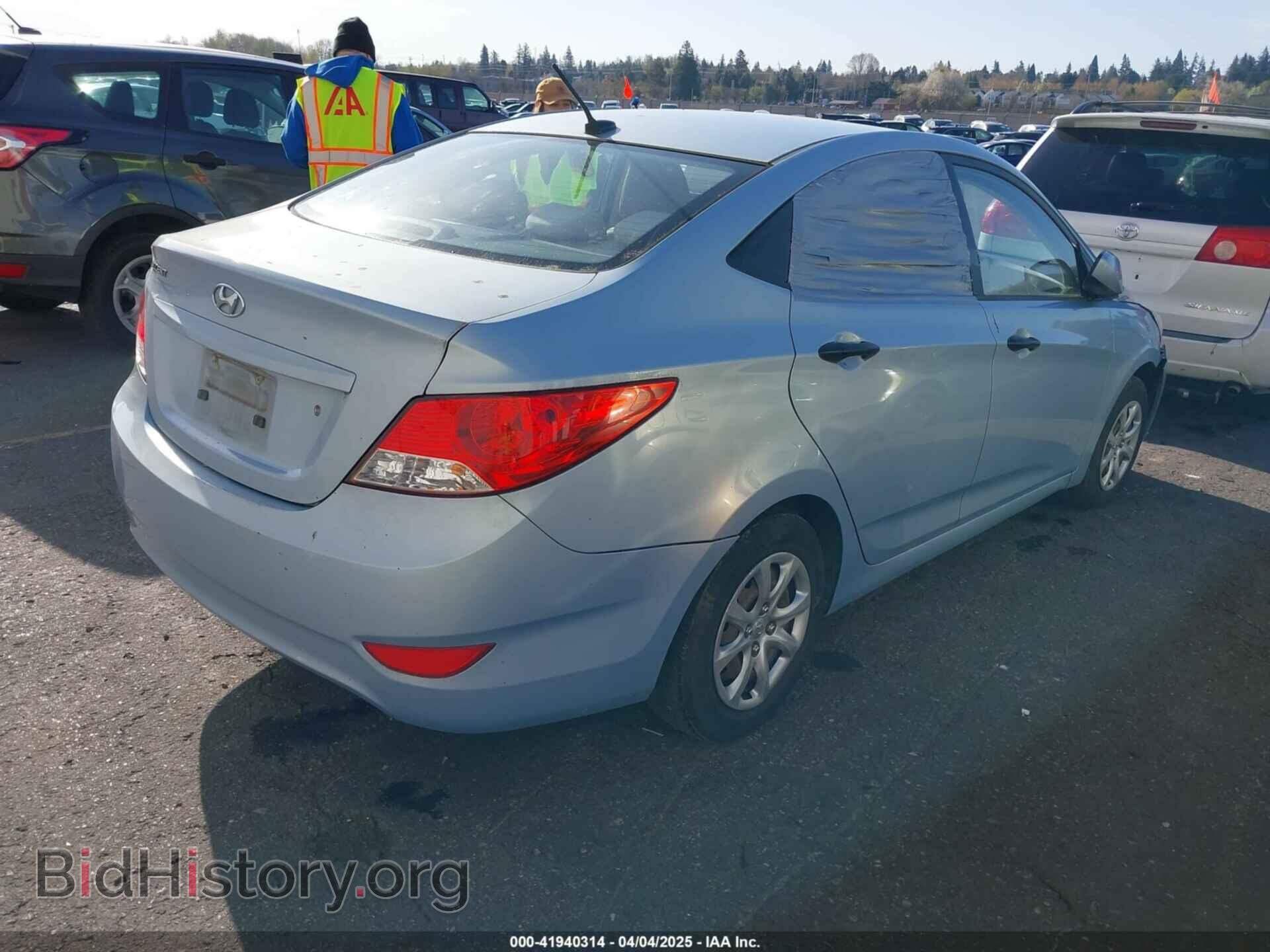 2012 HYUNDAI ACCENT - VIN: KMHCT4AE4CU073113 - Фото 4