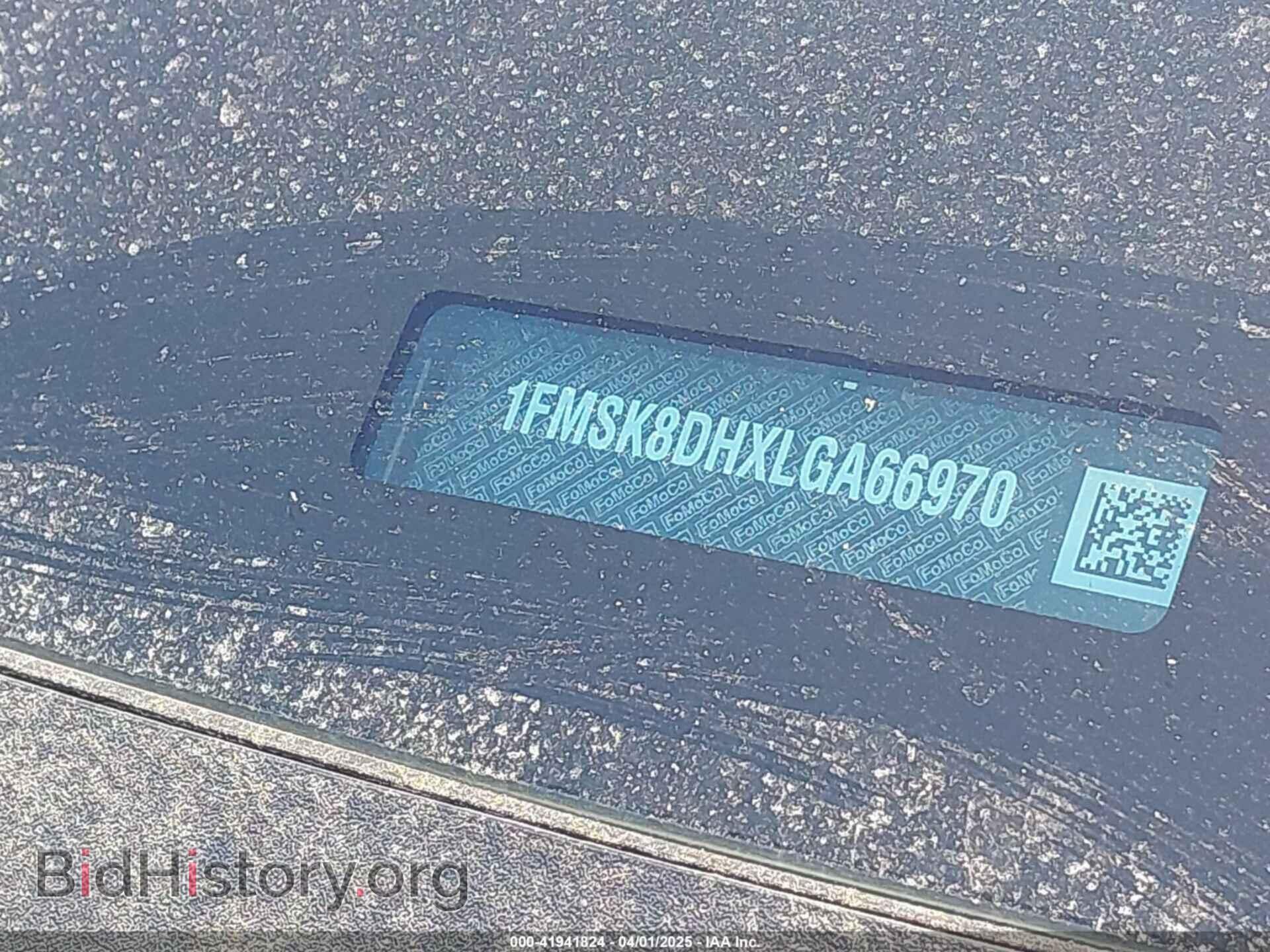 2020 FORD EXPLORER - VIN: 1FMSK8DHXLGA66970 - Фото 9