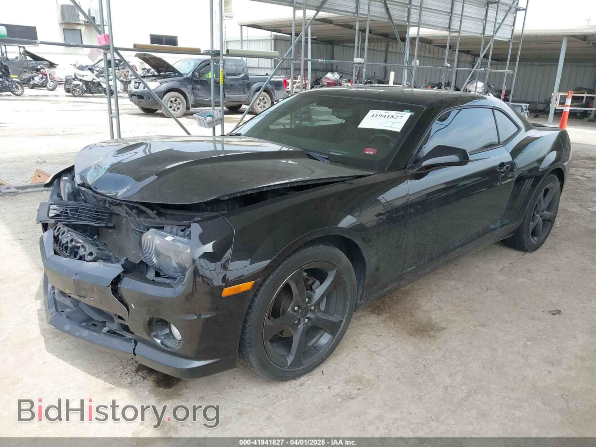 2012 CHEVROLET CAMARO - VIN: 2G1FC1E39C9195545 - Фото 2