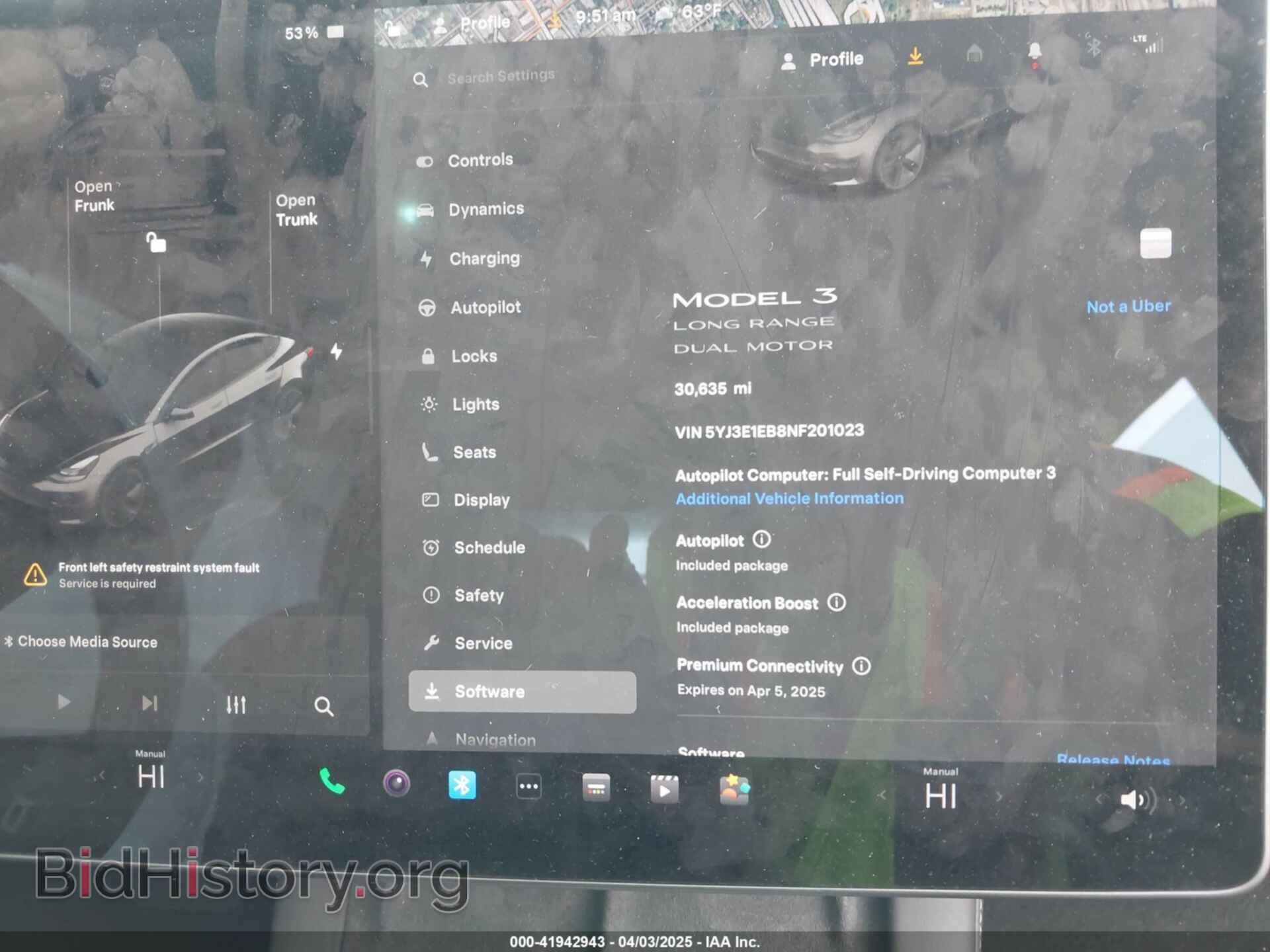 2022 TESLA MODEL 3 - VIN: 5YJ3E1EB8NF201023 - Фото 7