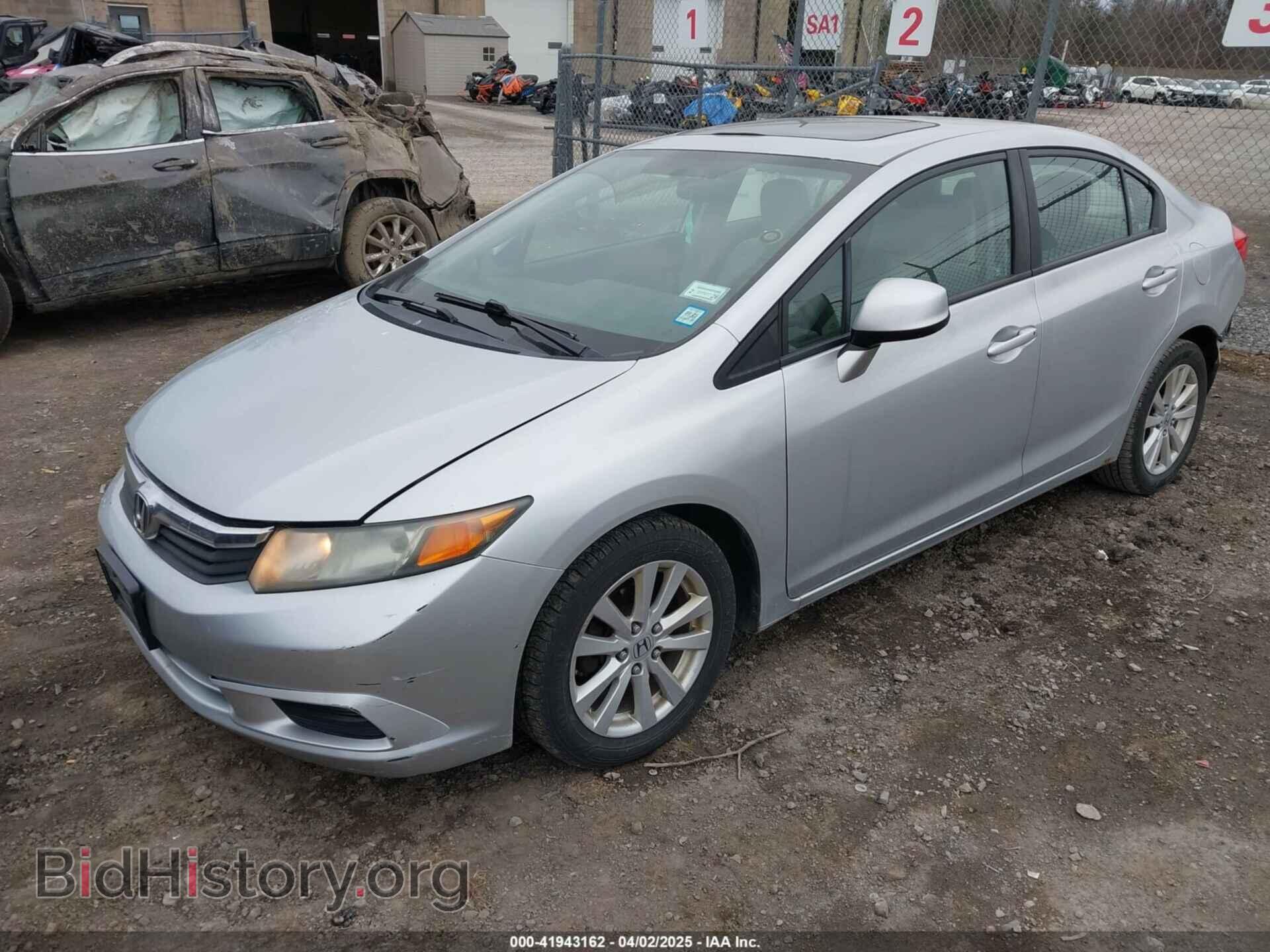 2012 HONDA CIVIC - VIN: 2HGFB2F80CH612780 - Фото 2