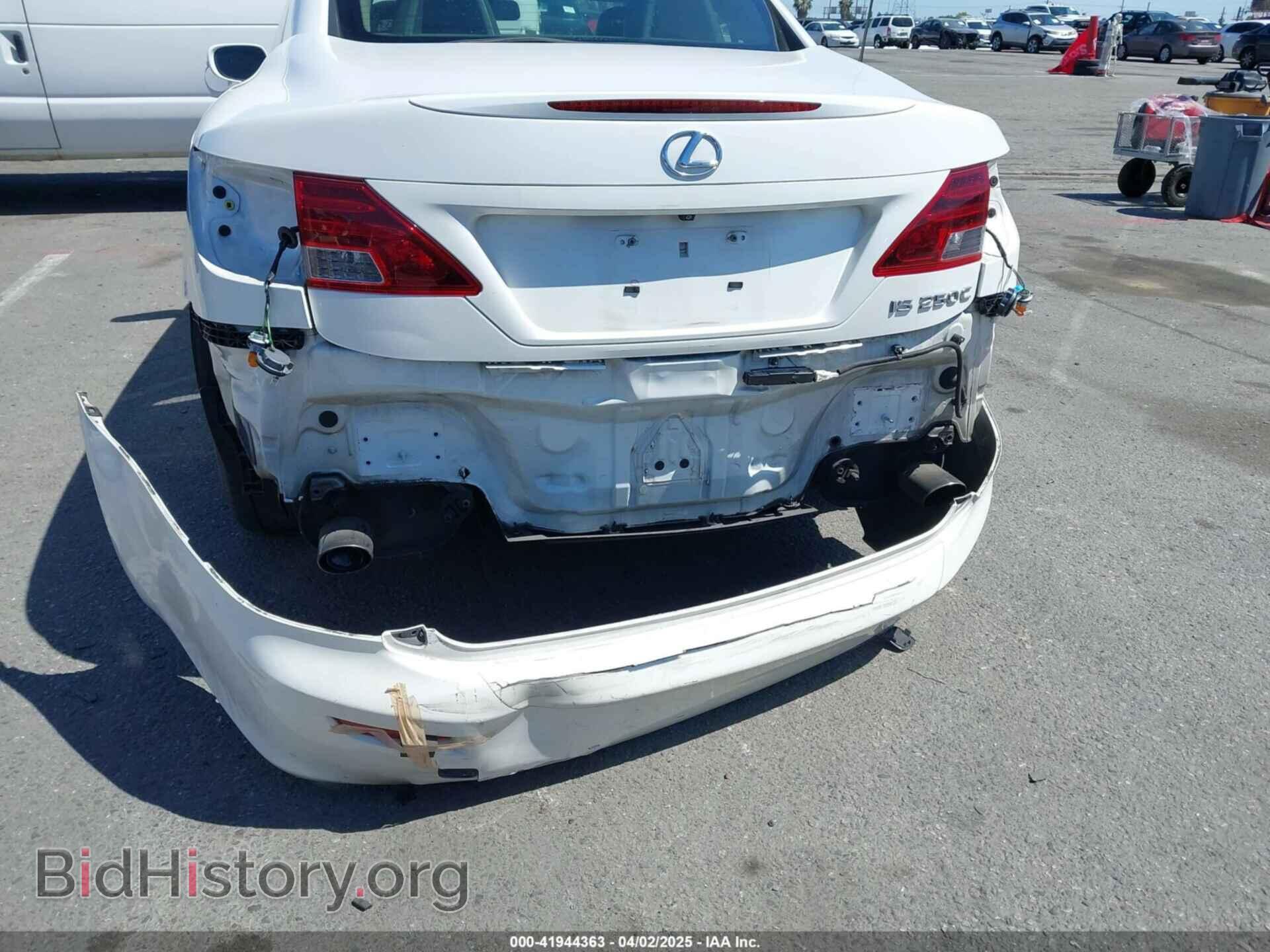 2012 LEXUS IS 250C - VIN: JTHFF2C24C2522011 - Фото 6