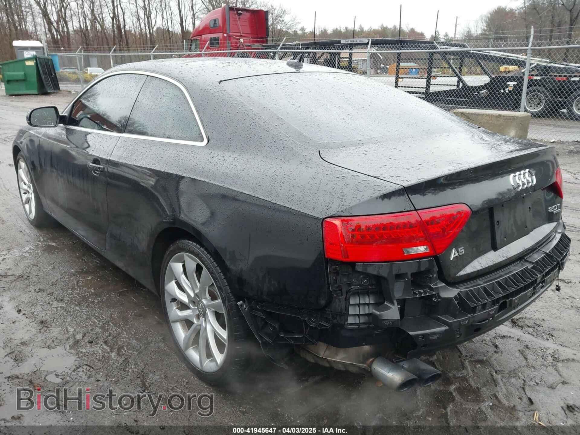 2013 AUDI A5 - VIN: WAULFAFR3DA025186 - Фото 3