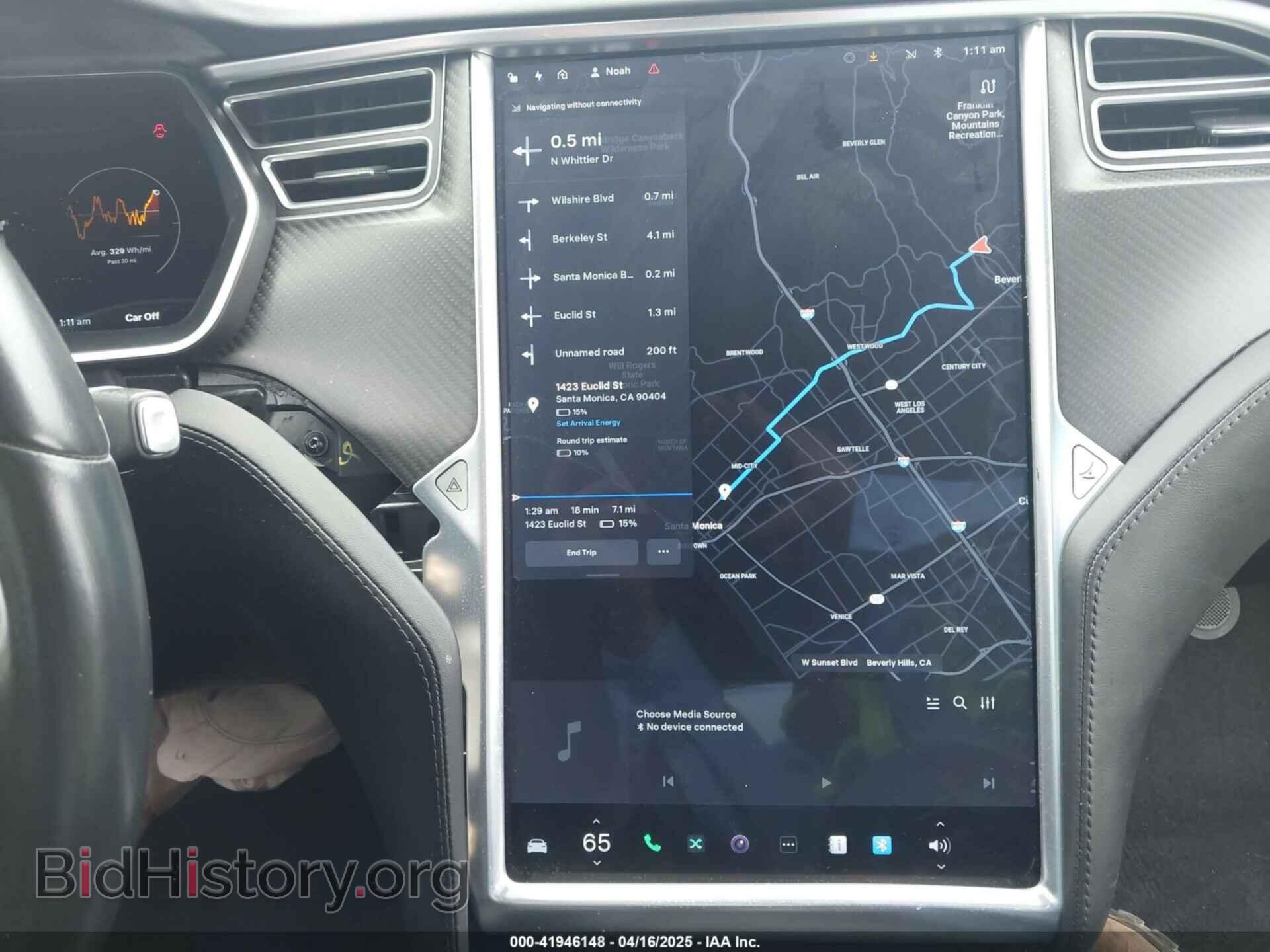 2017 TESLA MODEL S - VIN: 5YJSA1E12HF195965 - Фото 18