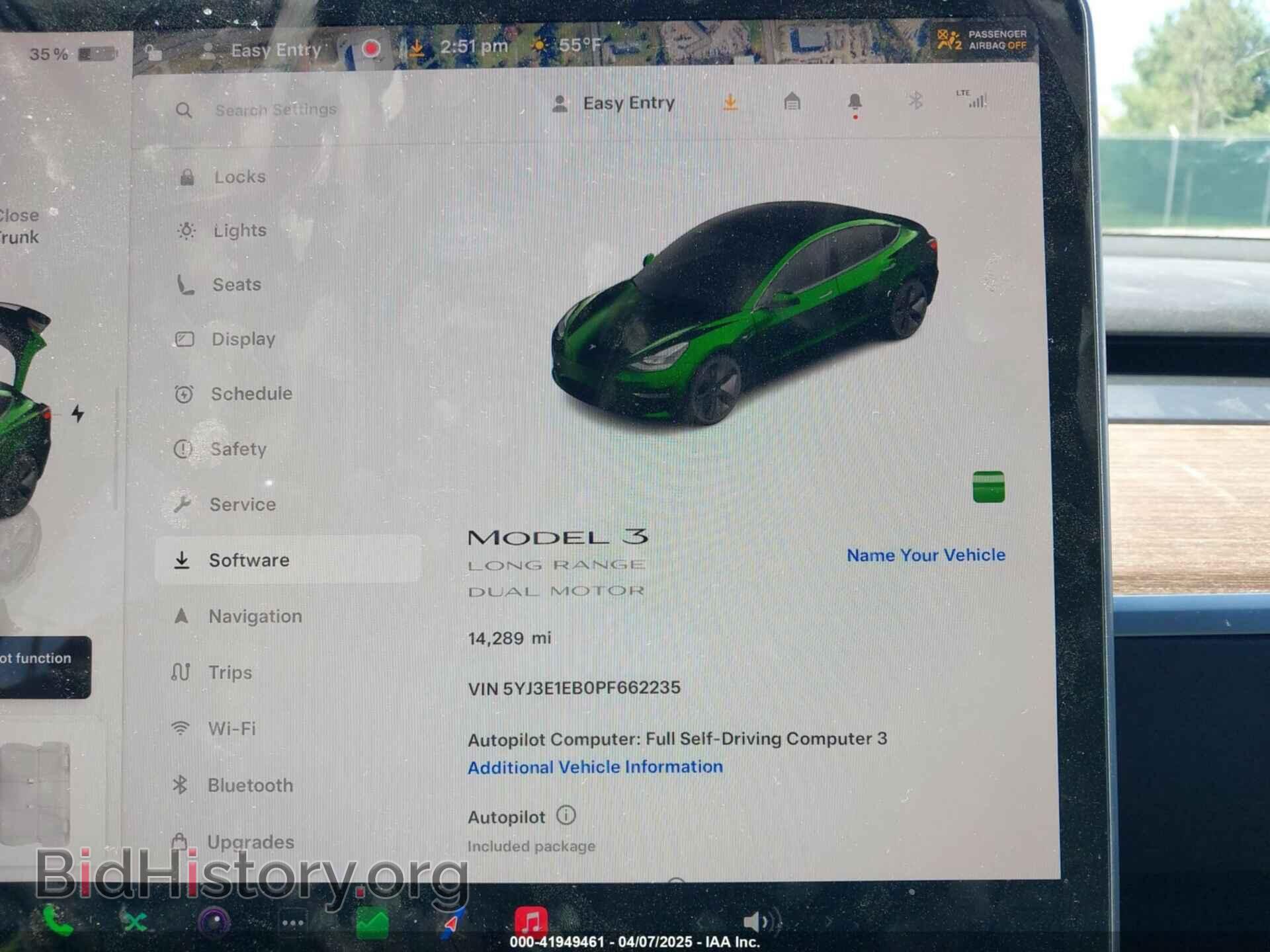2023 TESLA MODEL 3 - VIN: 5YJ3E1EB0PF662235 - Фото 7