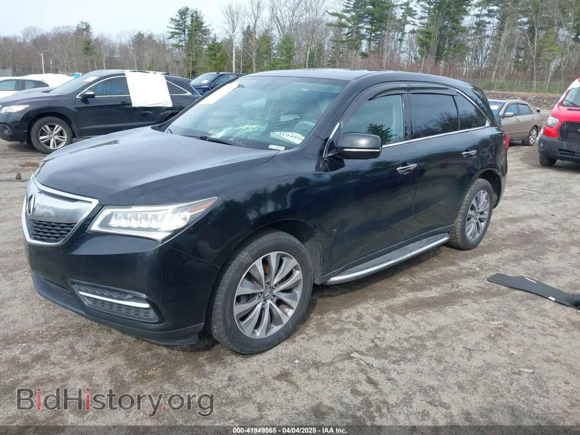 2014 ACURA MDX - VIN: 5FRYD4H29EB013843 - Фото 2