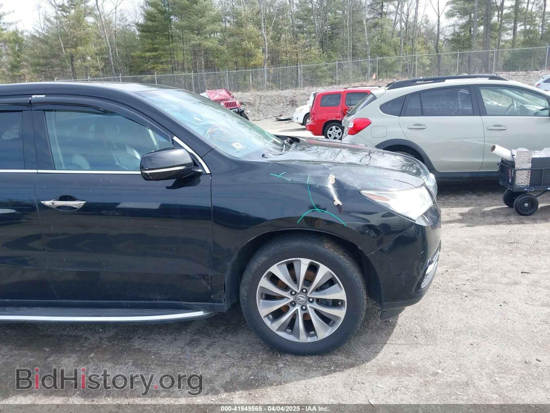 2014 ACURA MDX - VIN: 5FRYD4H29EB013843 - Фото 6
