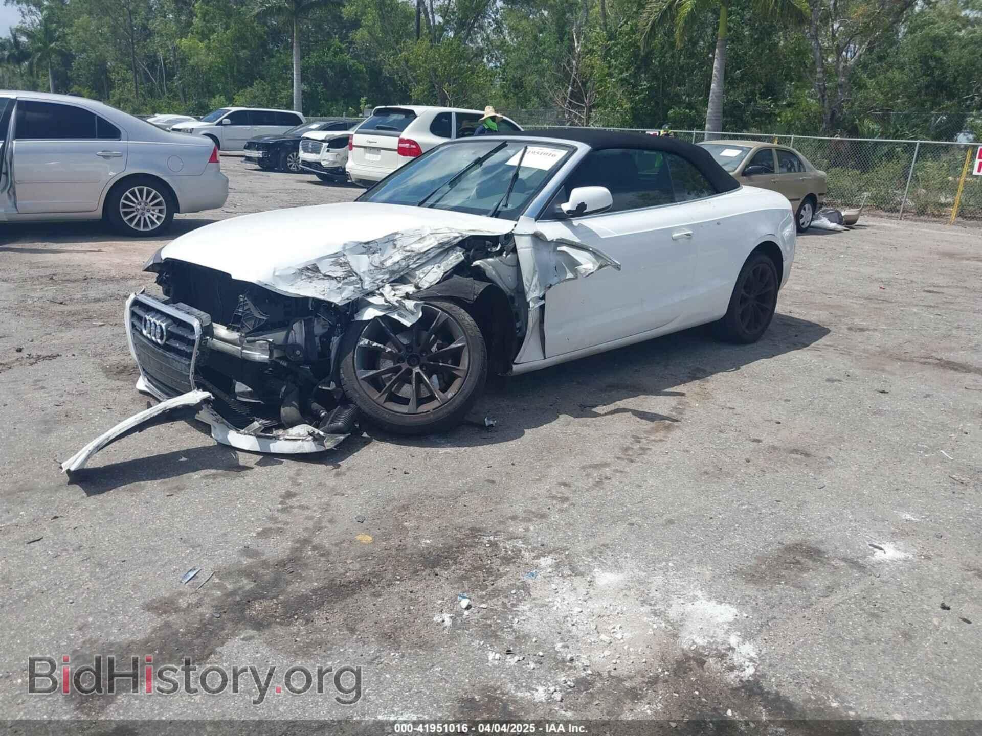 2013 AUDI A5 - VIN: WAULFAFH0DN013058 - Фото 2
