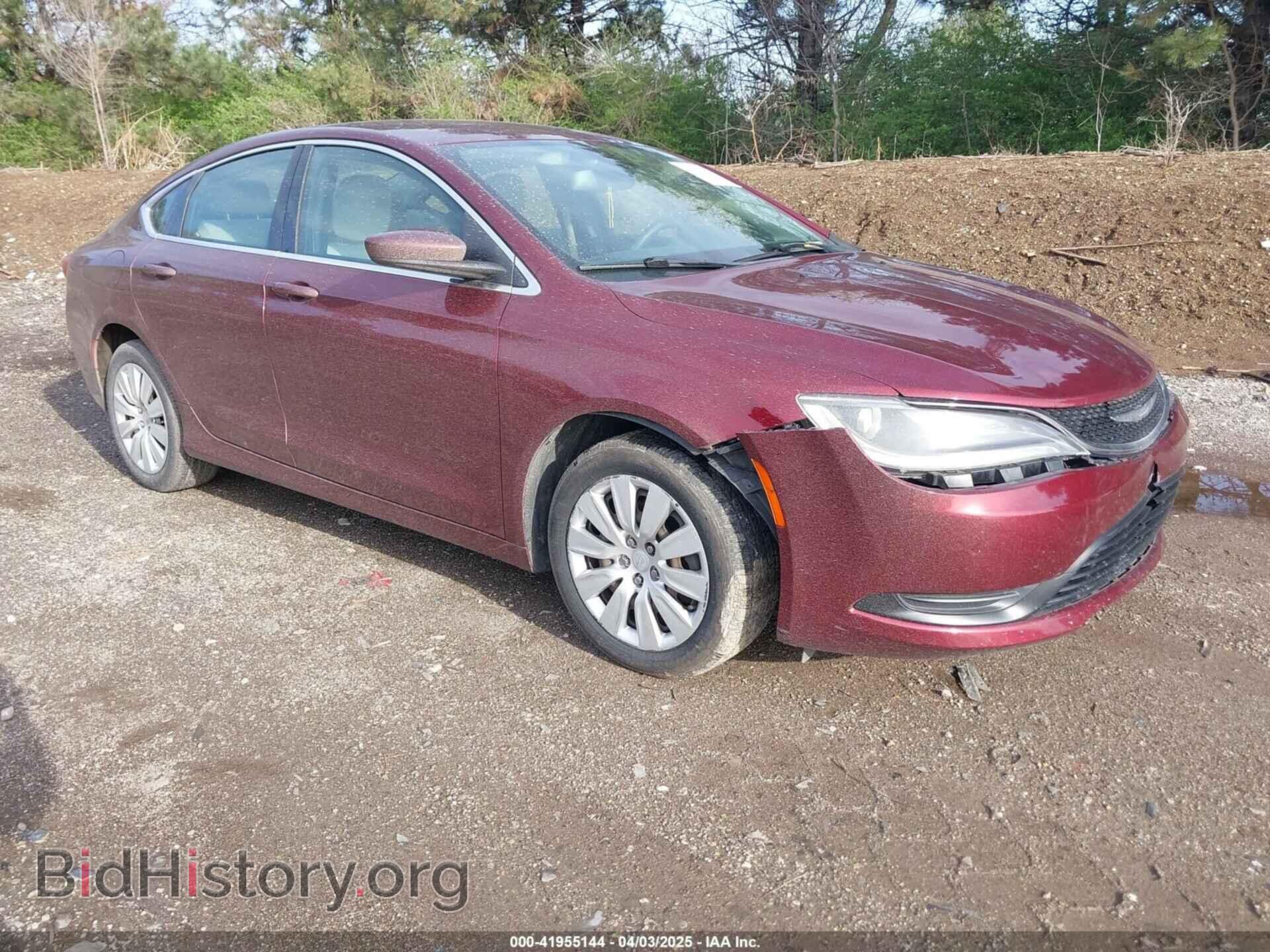 Фотография 1C3CCCFB1FN674141 - CHRYSLER 200 2015