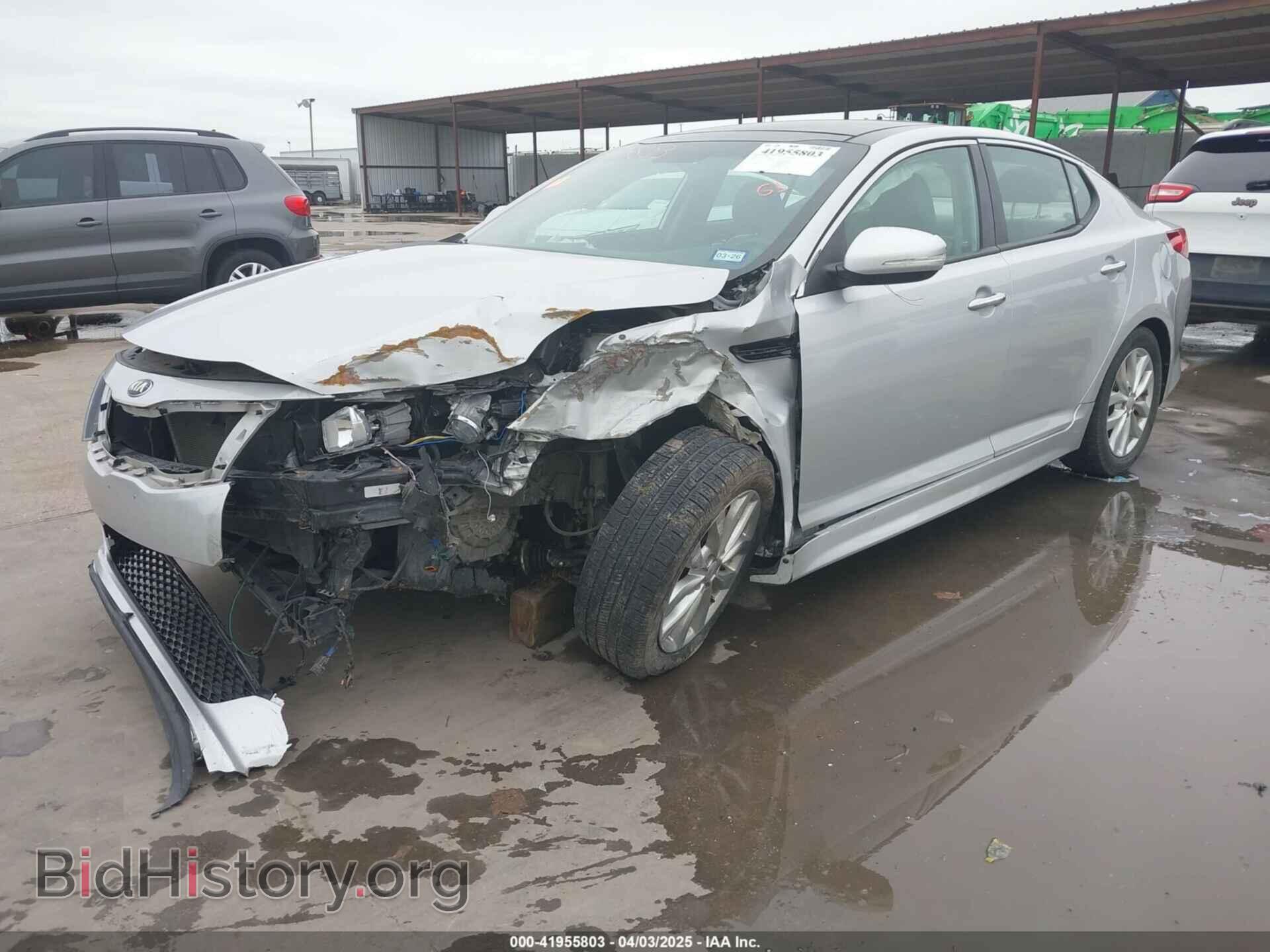 2014 KIA OPTIMA - VIN: 5XXGN4A75EG343332 - Фото 2