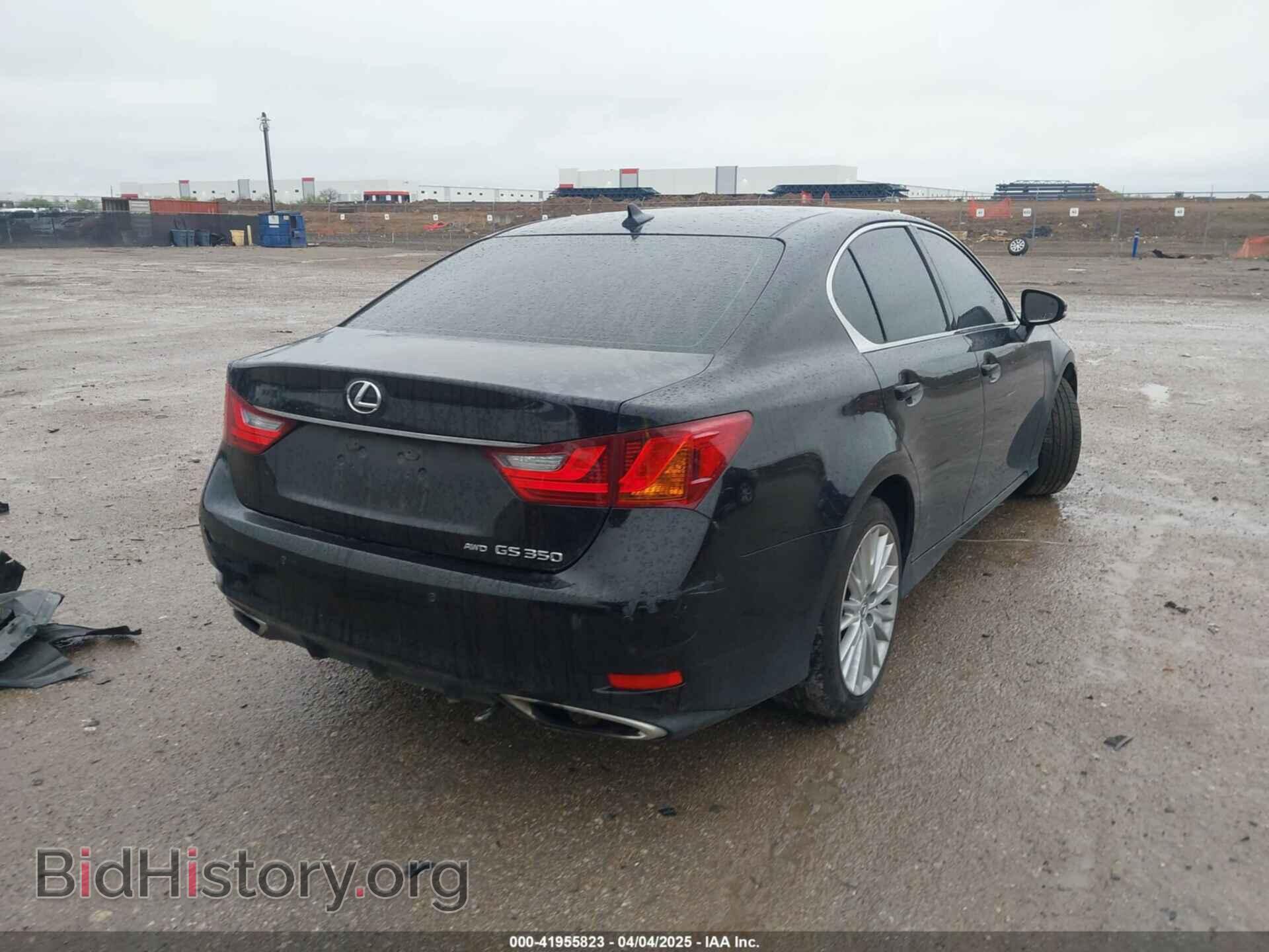 2013 LEXUS GS 350 - VIN: JTHCE1BL2D5012914 - Фото 4
