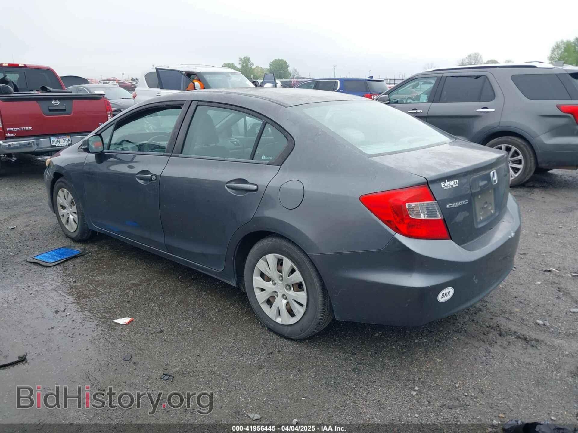 2012 HONDA CIVIC - VIN: 2HGFB2F56CH561615 - Фото 3