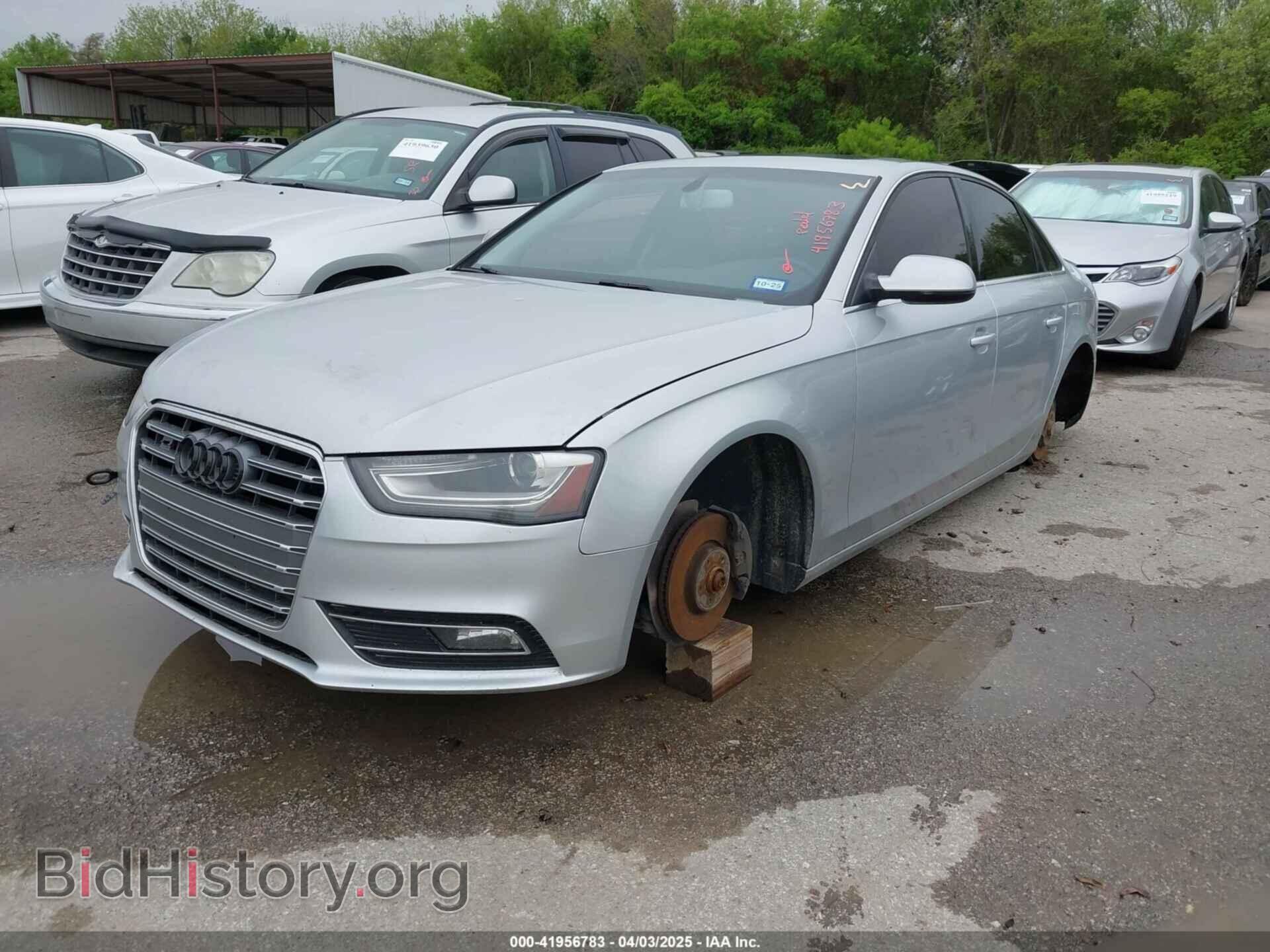 2013 AUDI A4 - VIN: WAUAFAFL0DA158572 - Фото 2
