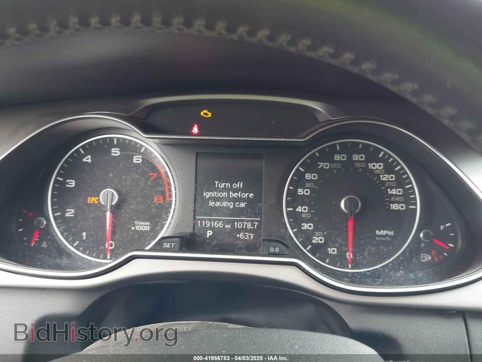2013 AUDI A4 - VIN: WAUAFAFL0DA158572 - Фото 7