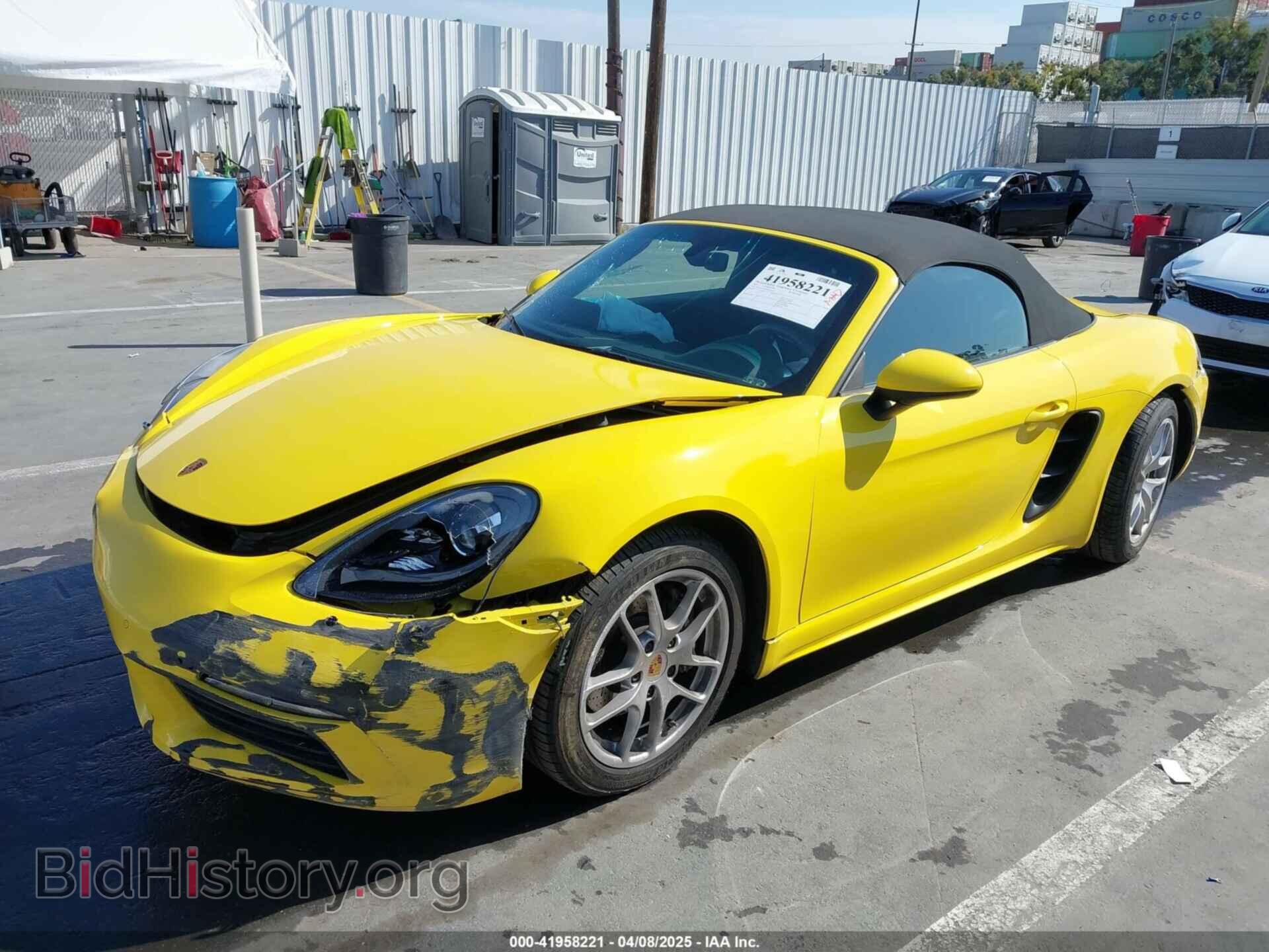 2021 PORSCHE 718 BOXSTER - VIN: WP0CA2A8XMS210397 - Фото 2