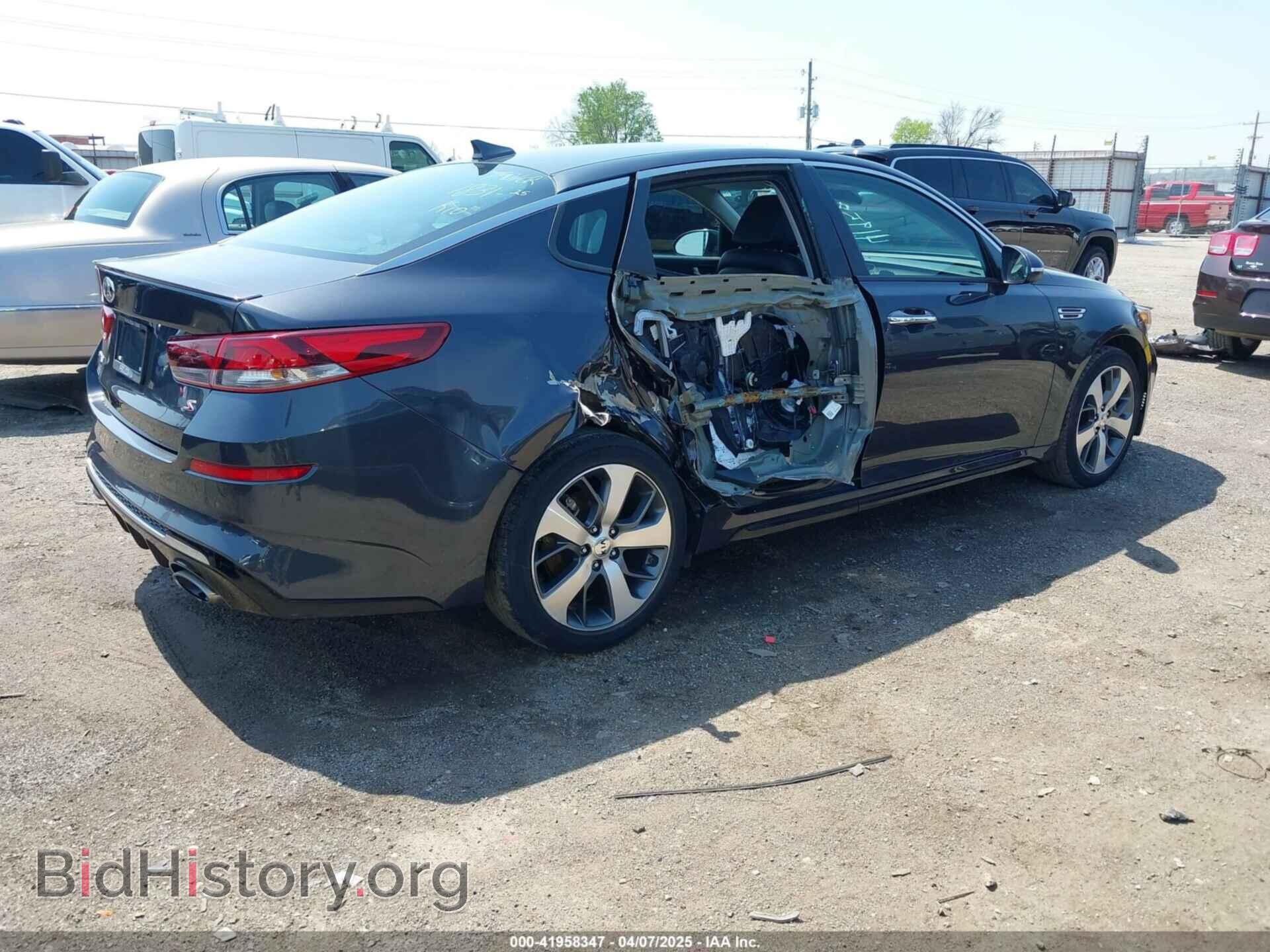 2019 KIA OPTIMA - VIN: 5XXGT4L34KG317817 - Фото 4